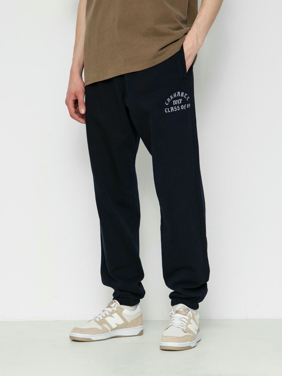 Nohavice Carhartt WIP Class of 89 (dark navy/white)