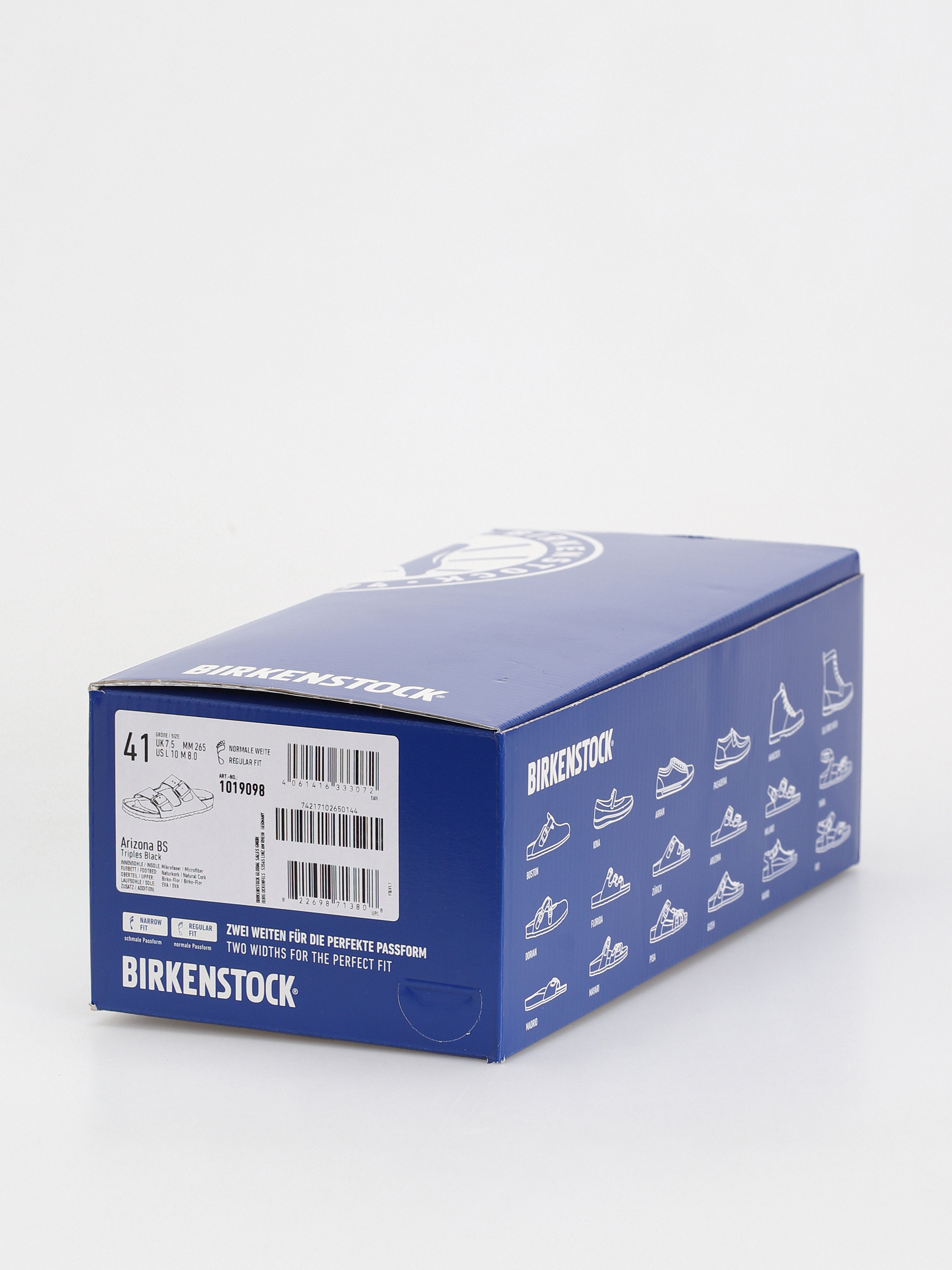 Šľapky Birkenstock Arizona Birko Flor Regular (black)