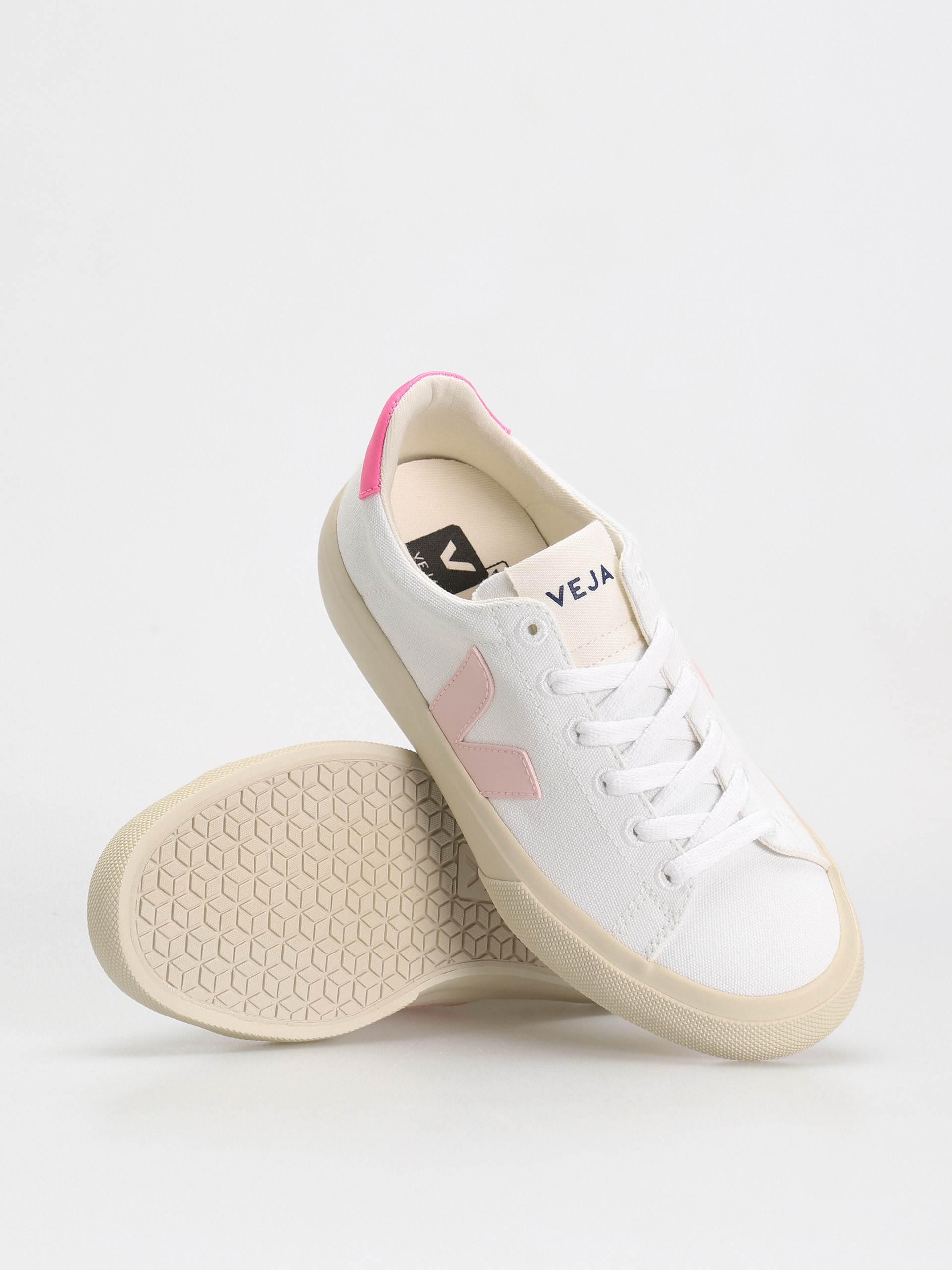 Topánky Veja Campo Canvas Wmn (white petale sari)