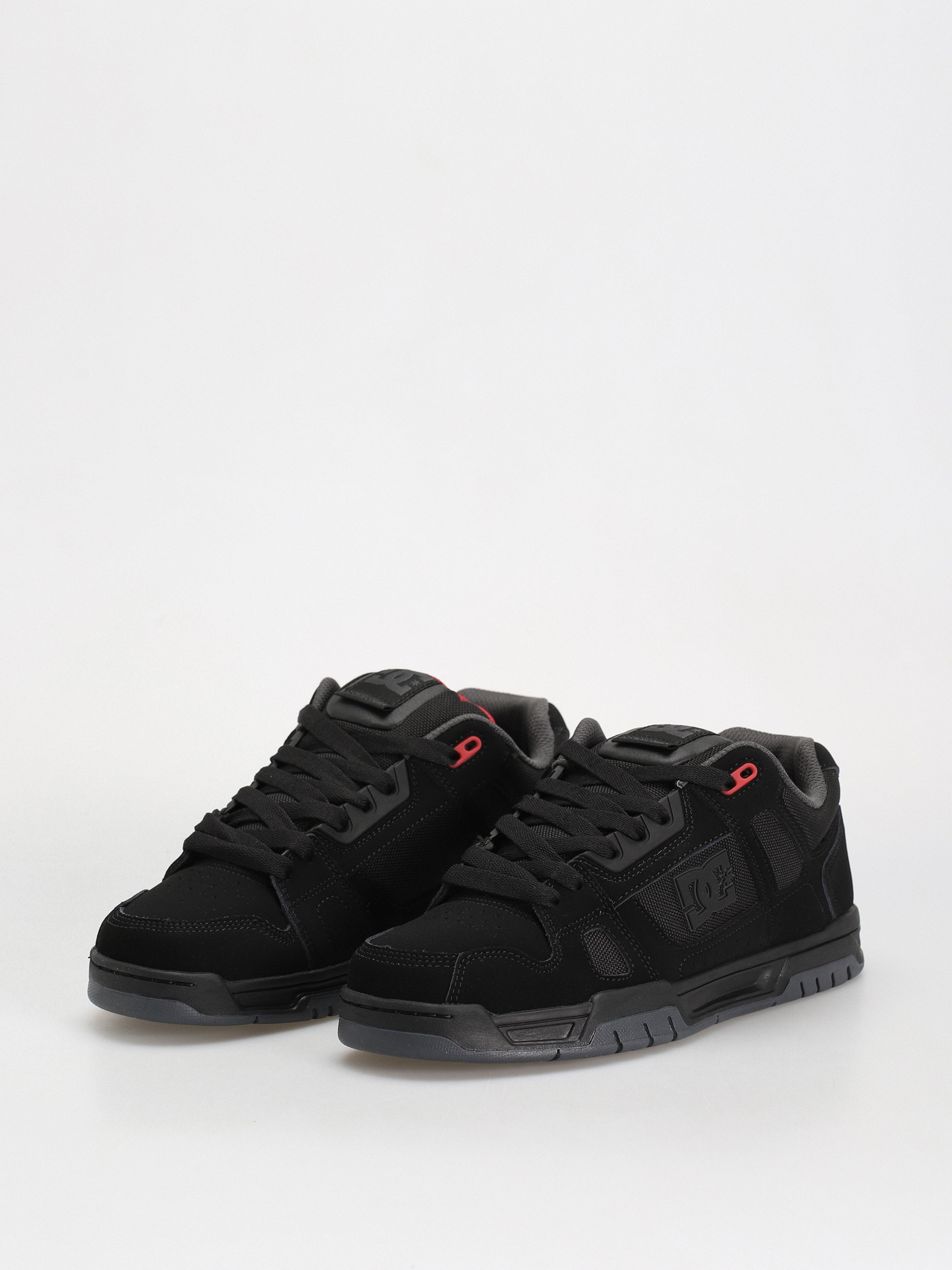 Topánky DC Stag (black/grey/red)