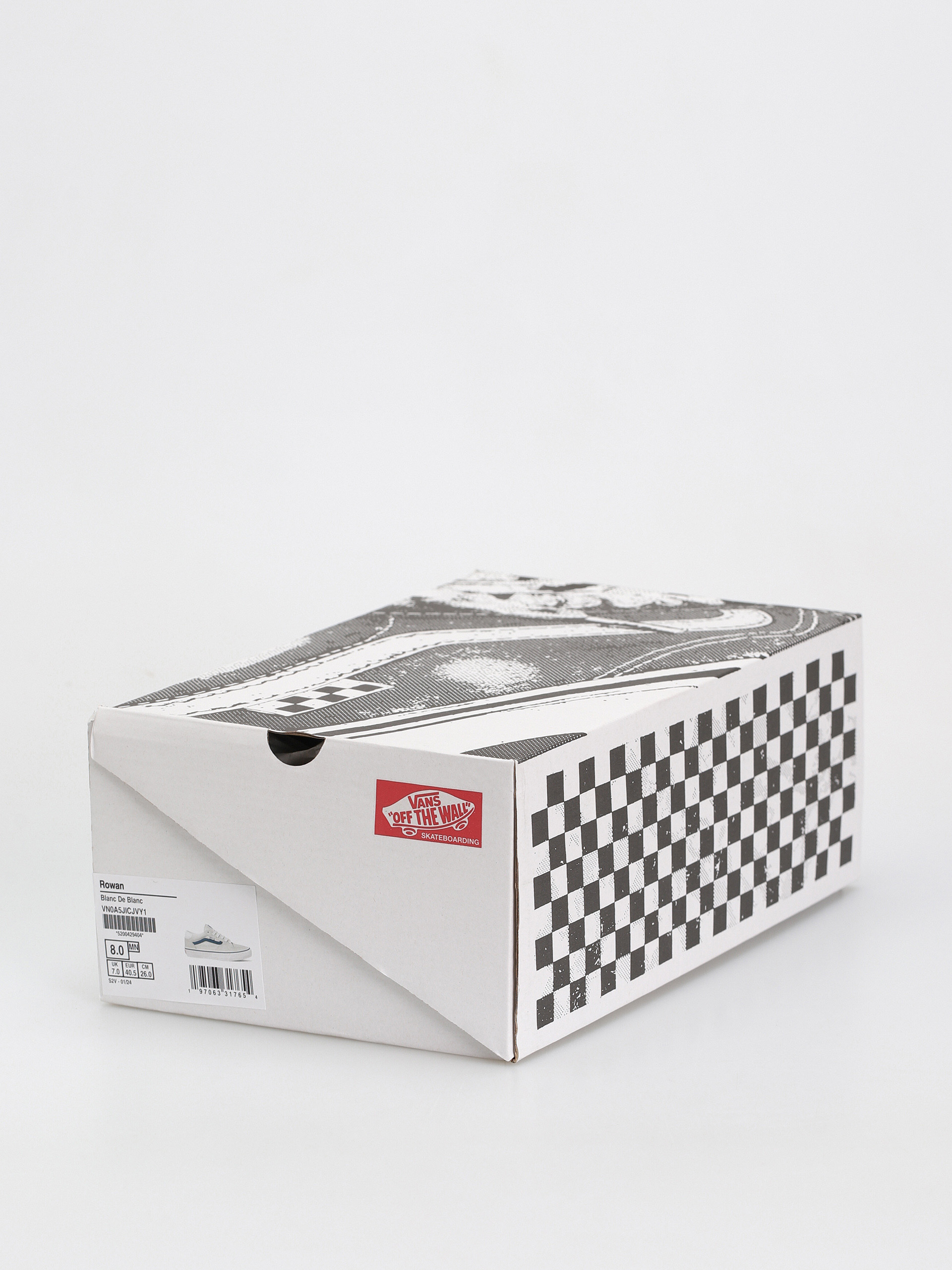 Topánky Vans Rowan (blanc de blanc)