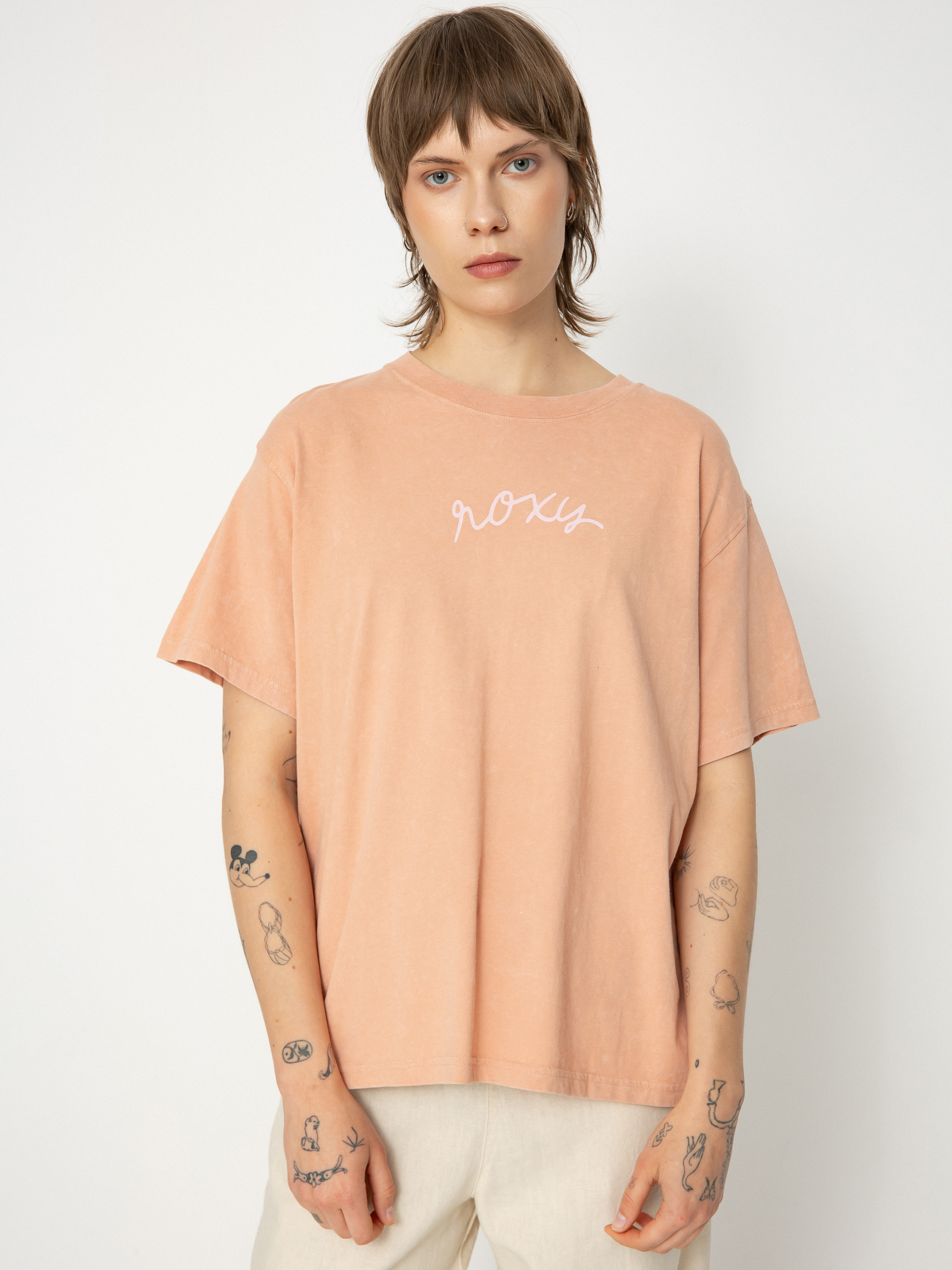 Tričko Roxy Moonlight Sunset A Wmn (cafe creme)