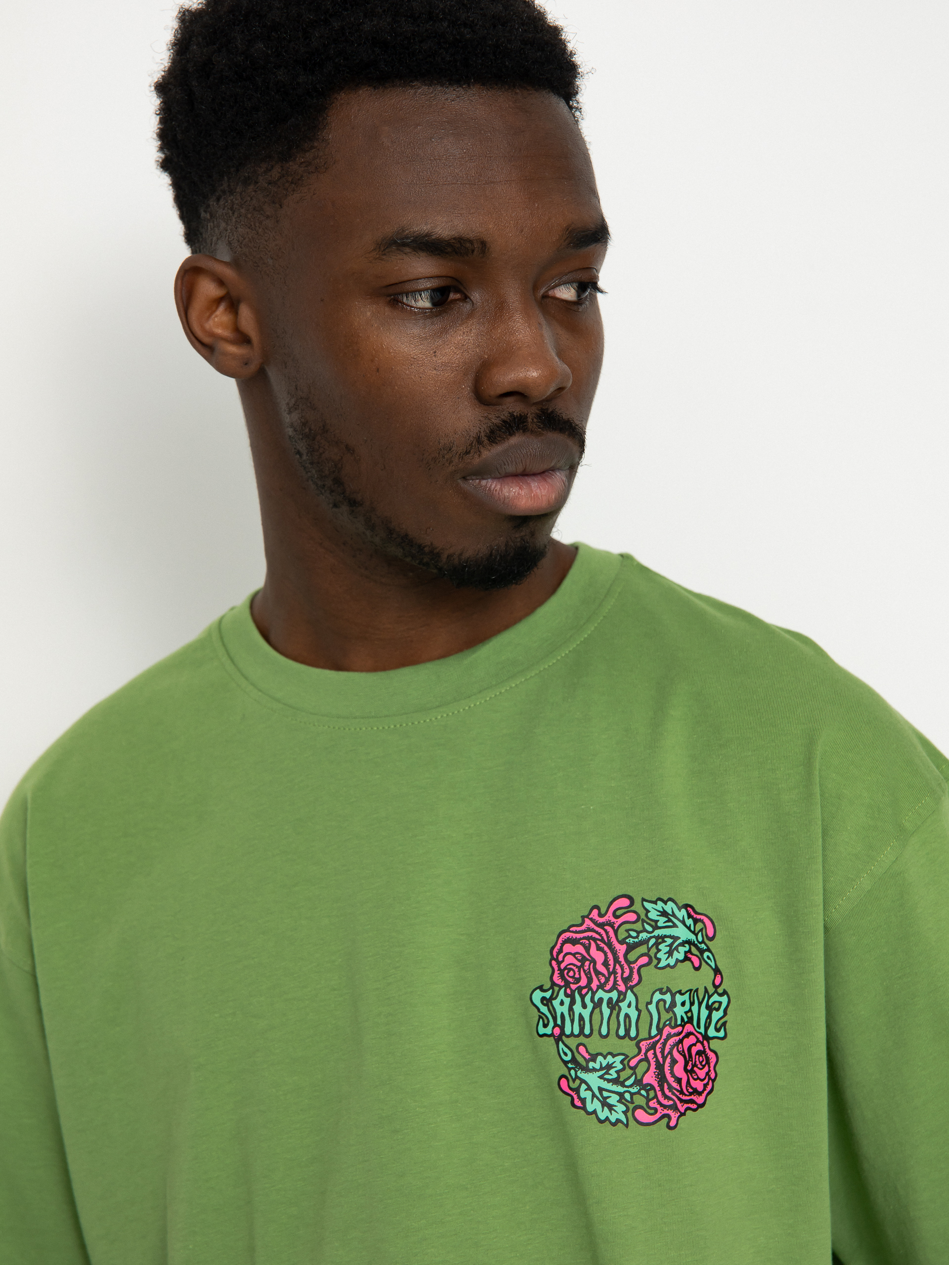 Tričko Santa Cruz Dressen Rose Crew Two (apple)