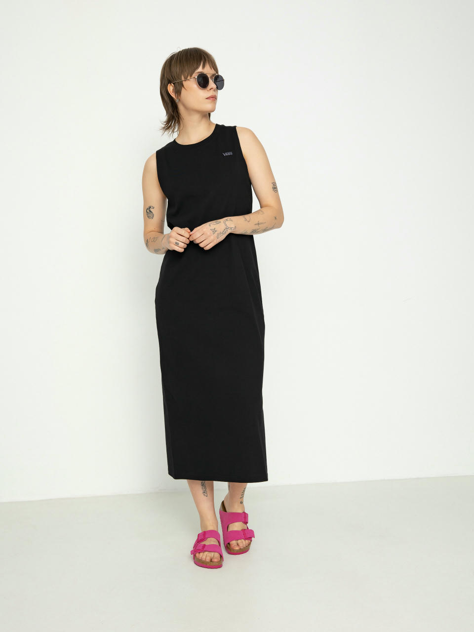 Šaty  Vans Left Chest Maxi Wmn (black)