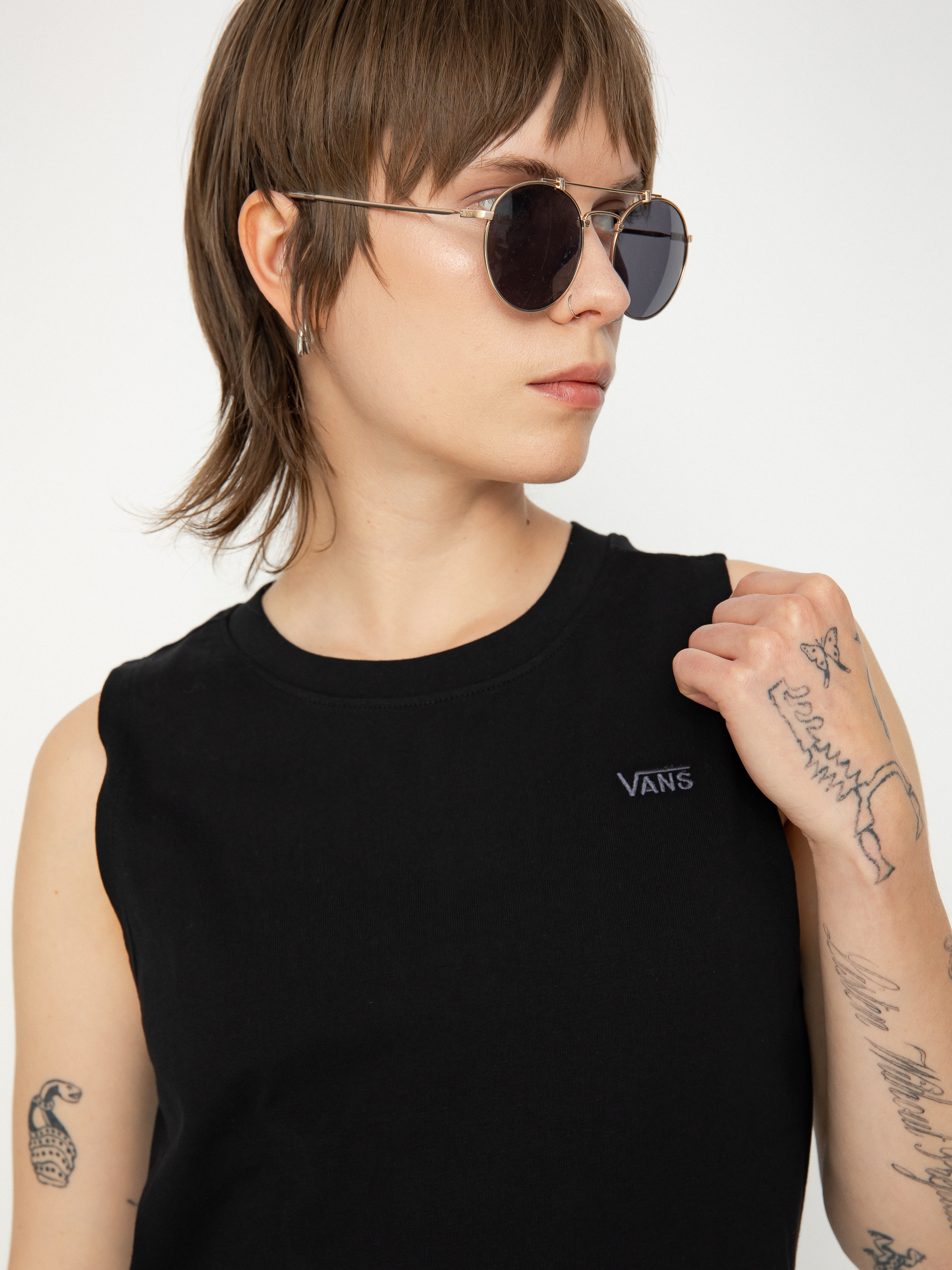 Šaty  Vans Left Chest Maxi Wmn (black)