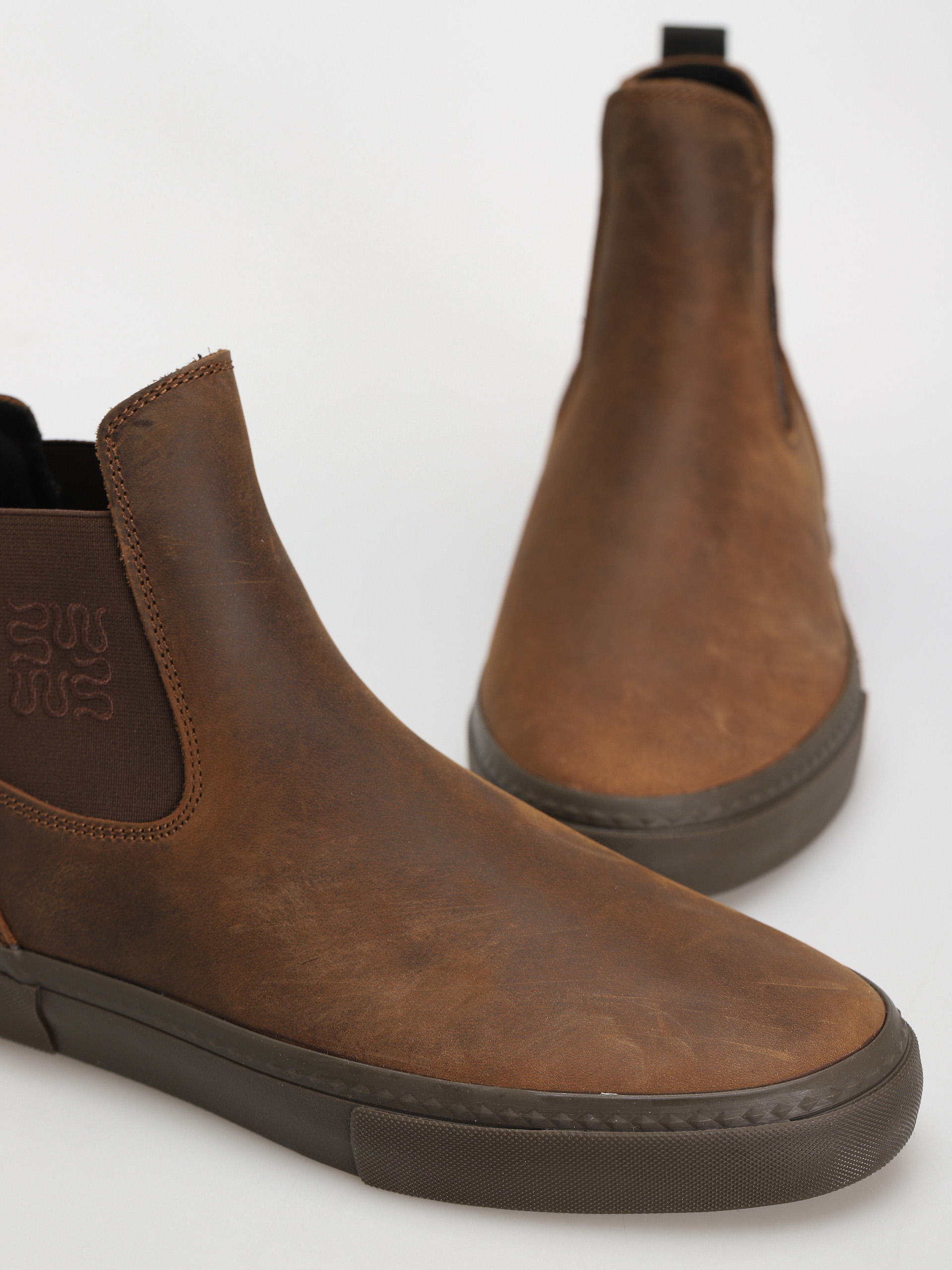 Topánky Globe Dover II (dark brown/wasted talent)