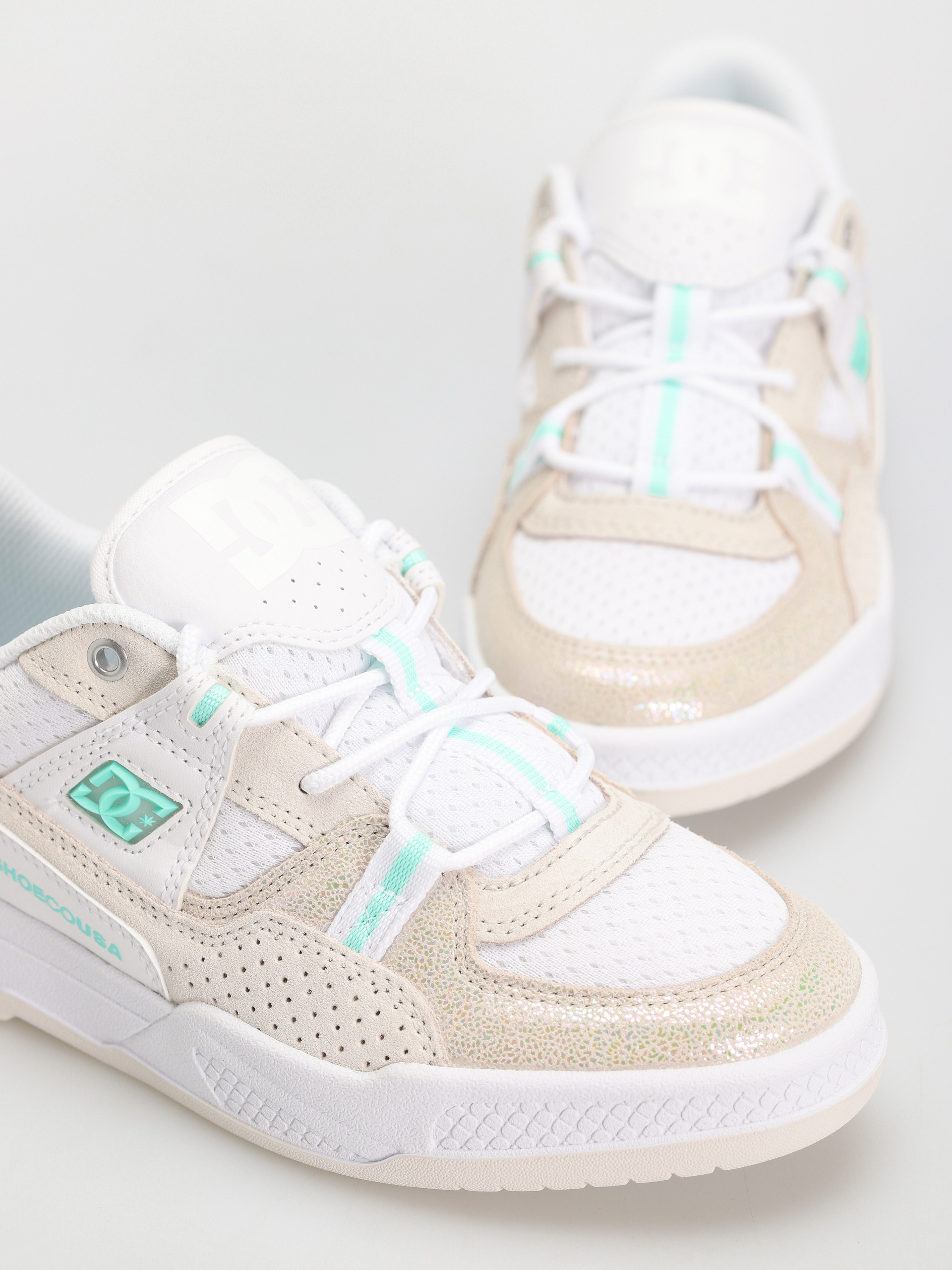 Topánky DC Construct Wmn (white/white/monogram)