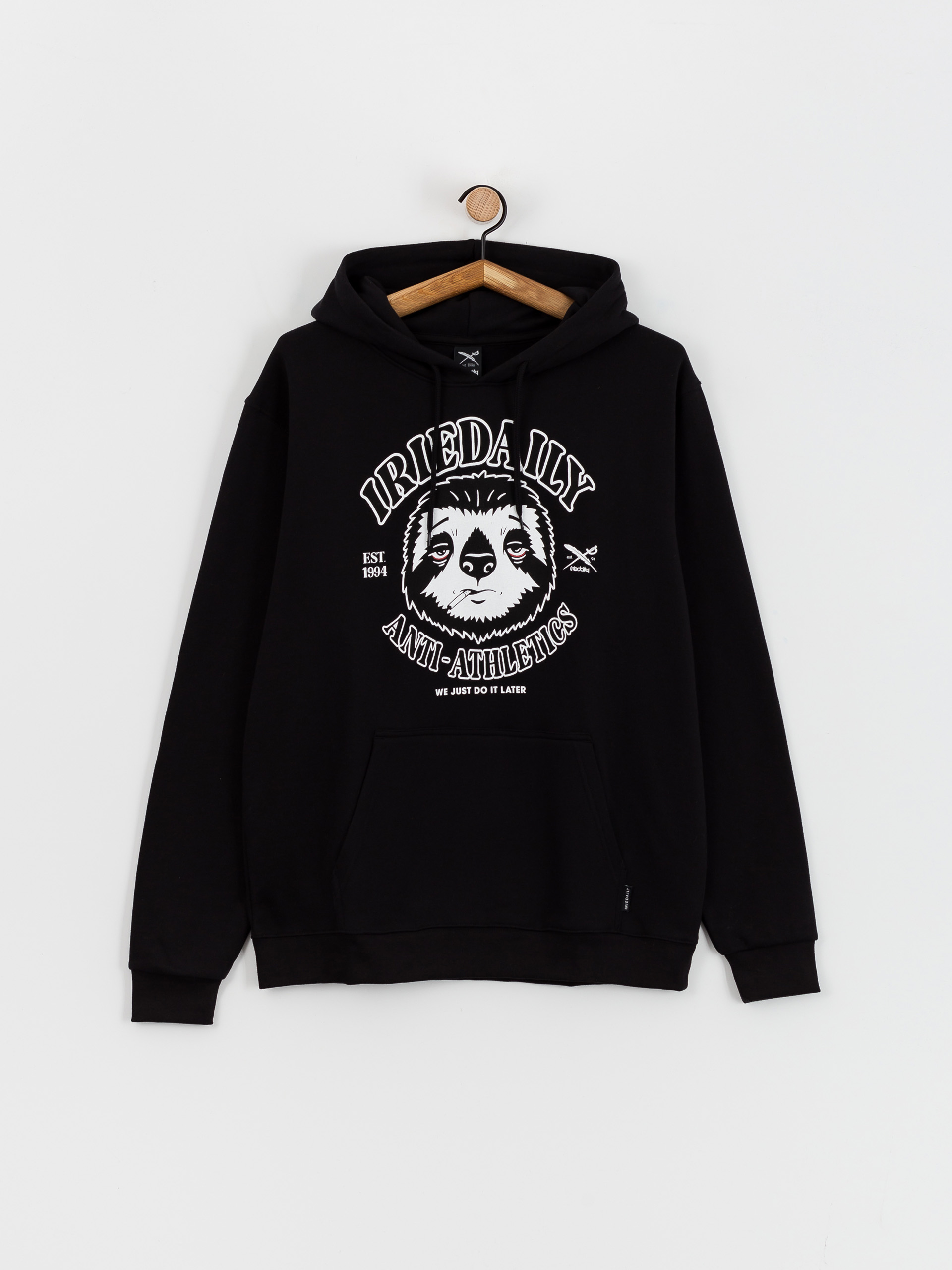 Mikina s kapucňou Iriedaily Anti Athletic HD (black)