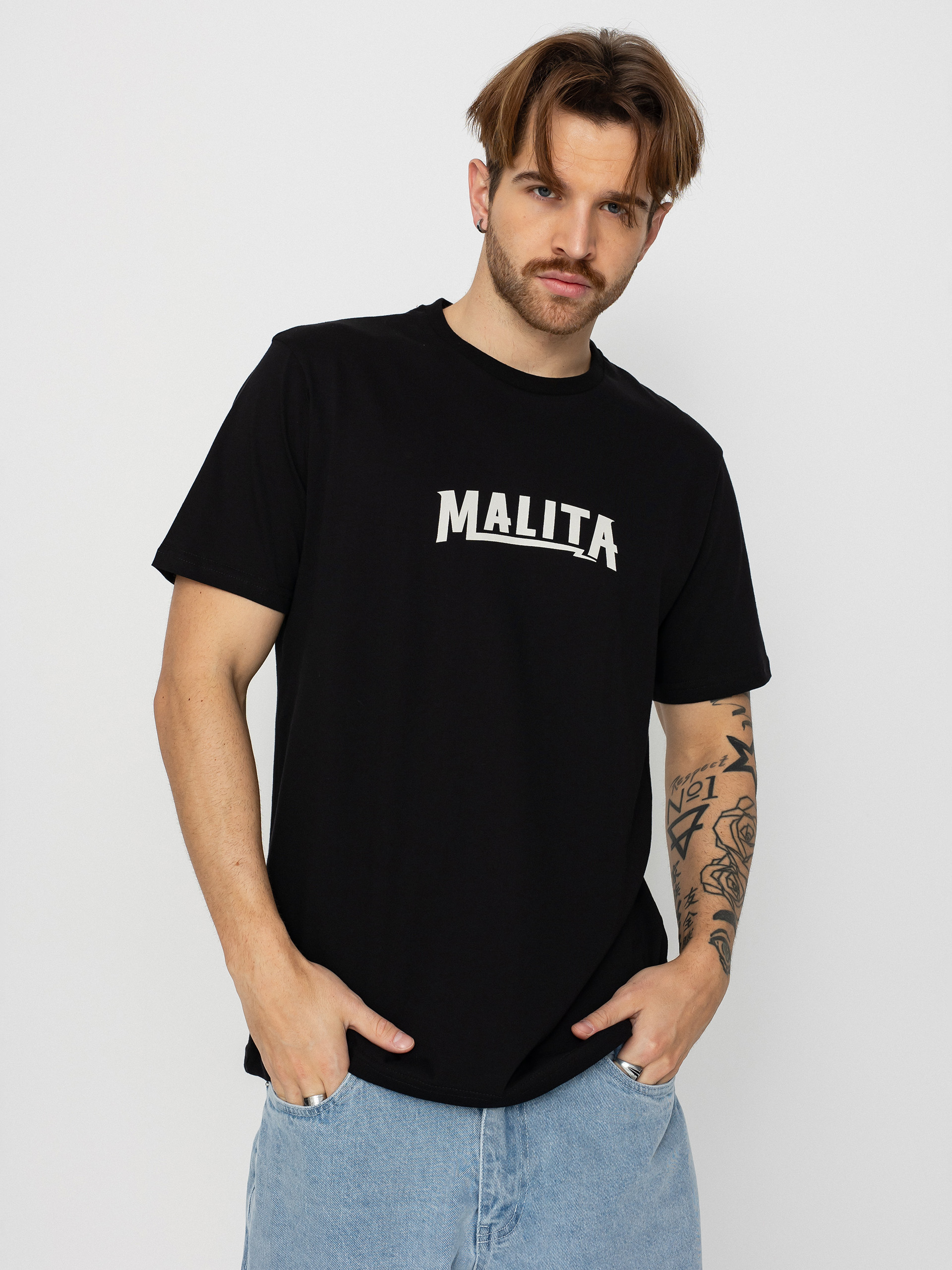 Tričko Malita Thunder Logo (black)