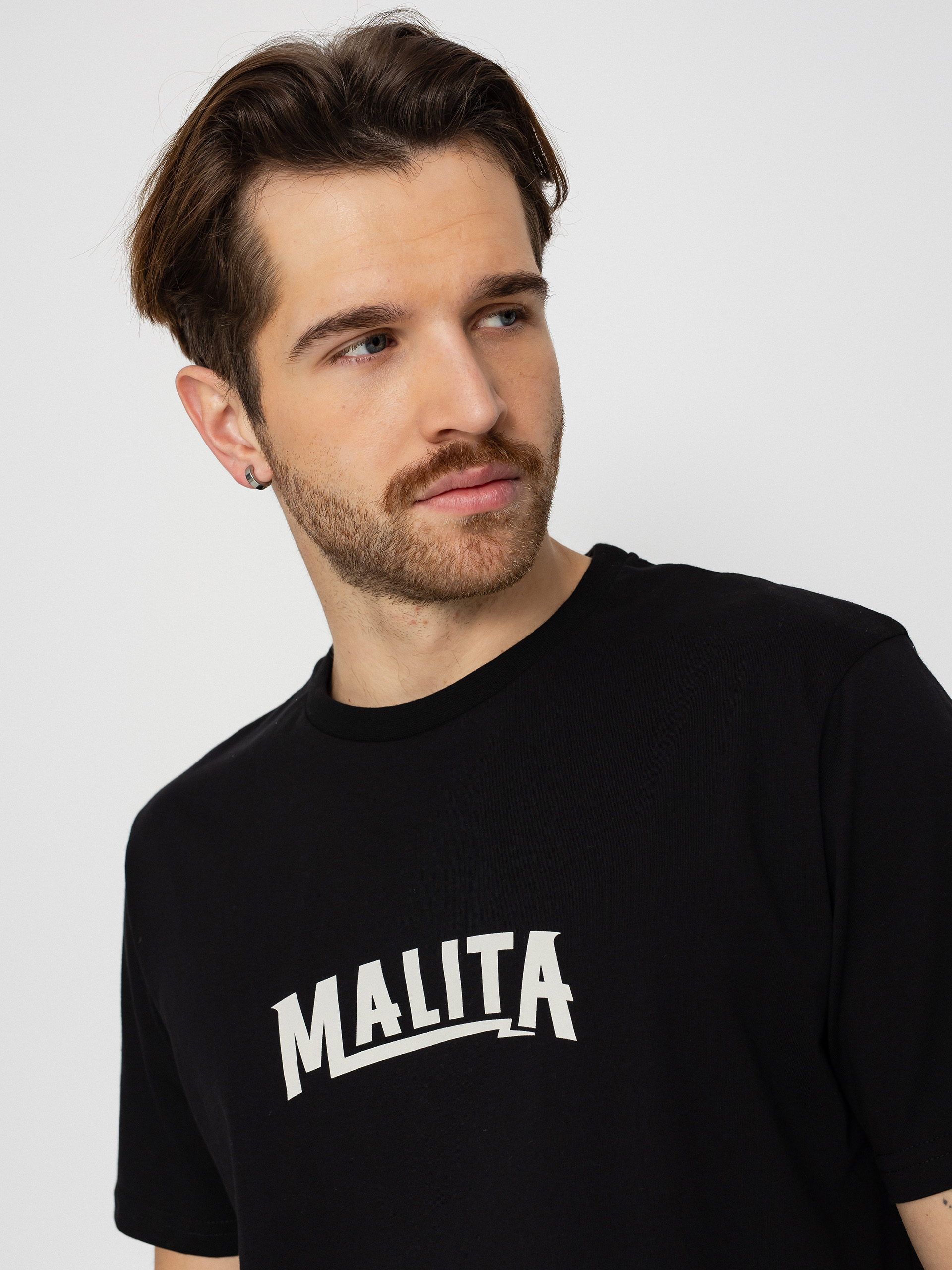 Tričko Malita Thunder Logo (black)