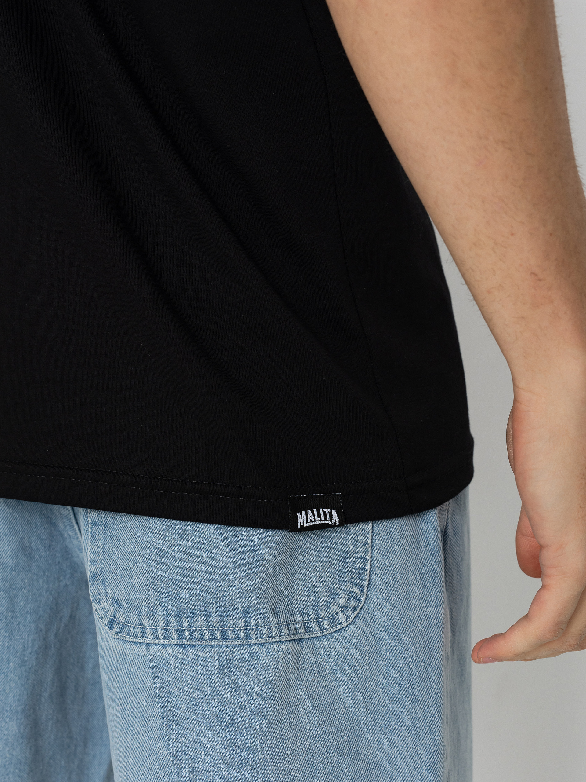 Tričko Malita Thunder Logo (black)