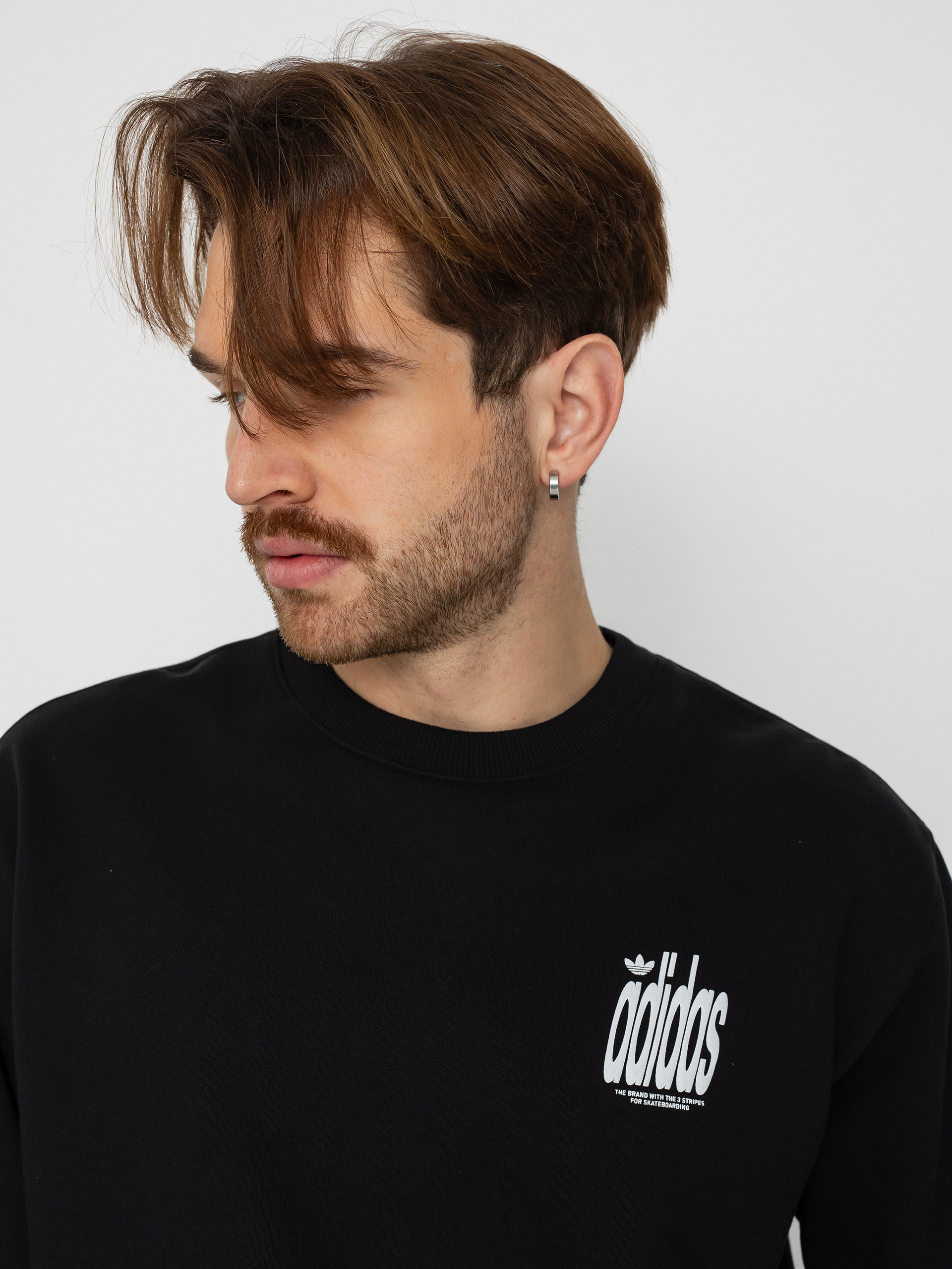 Mikina adidas 4.0 Stretch Crew (black/white)