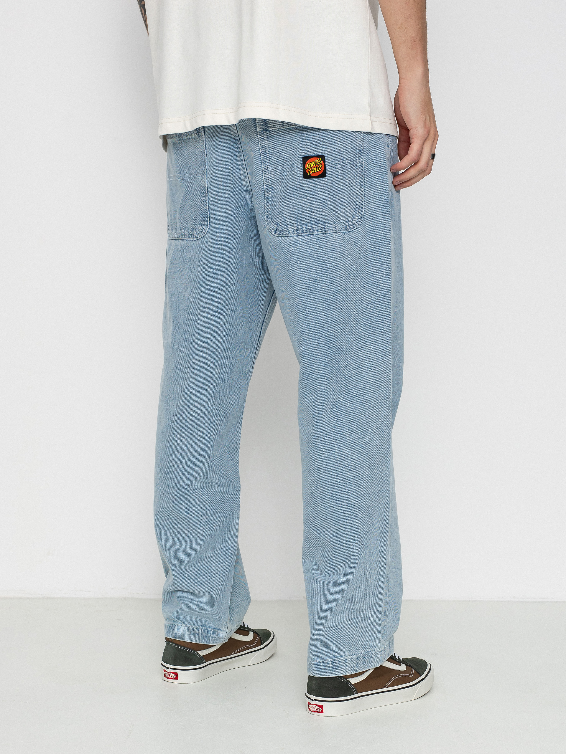 Nohavice Santa Cruz Classic Label Jean (stone wash)