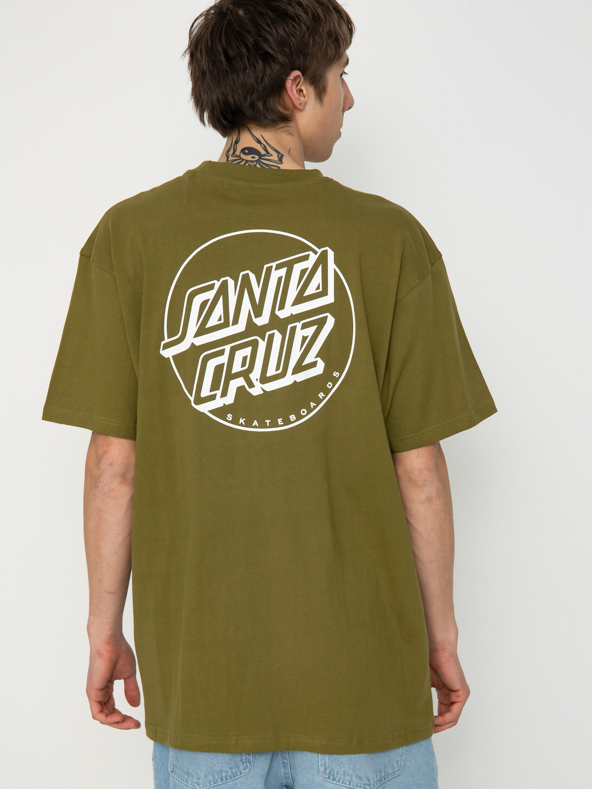 Tričko Santa Cruz Opus Dot Stripe (sea kelp)