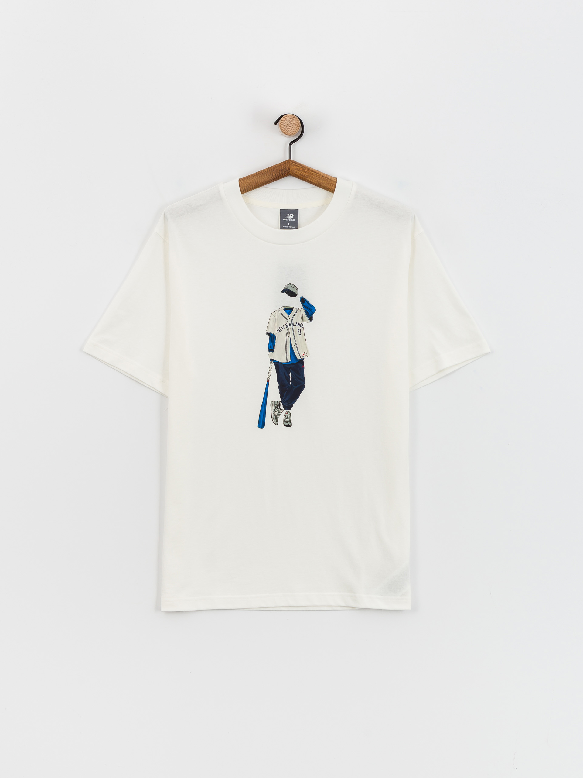 Tričko New Balance Athletics Baseball (sea salt)