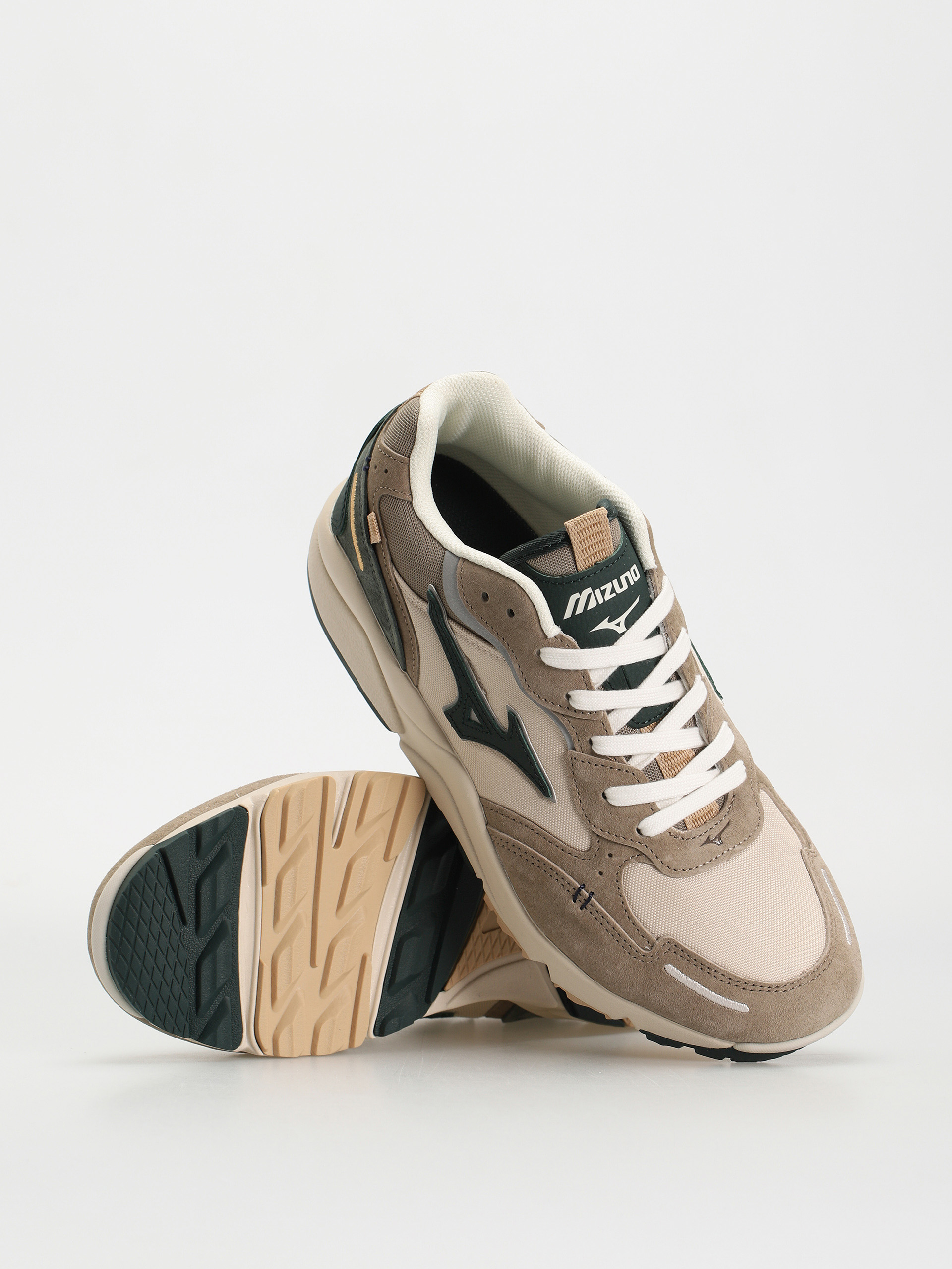 Topánky Mizuno Sky Medal Beta (silver cloud/green gables/vintage khaki)