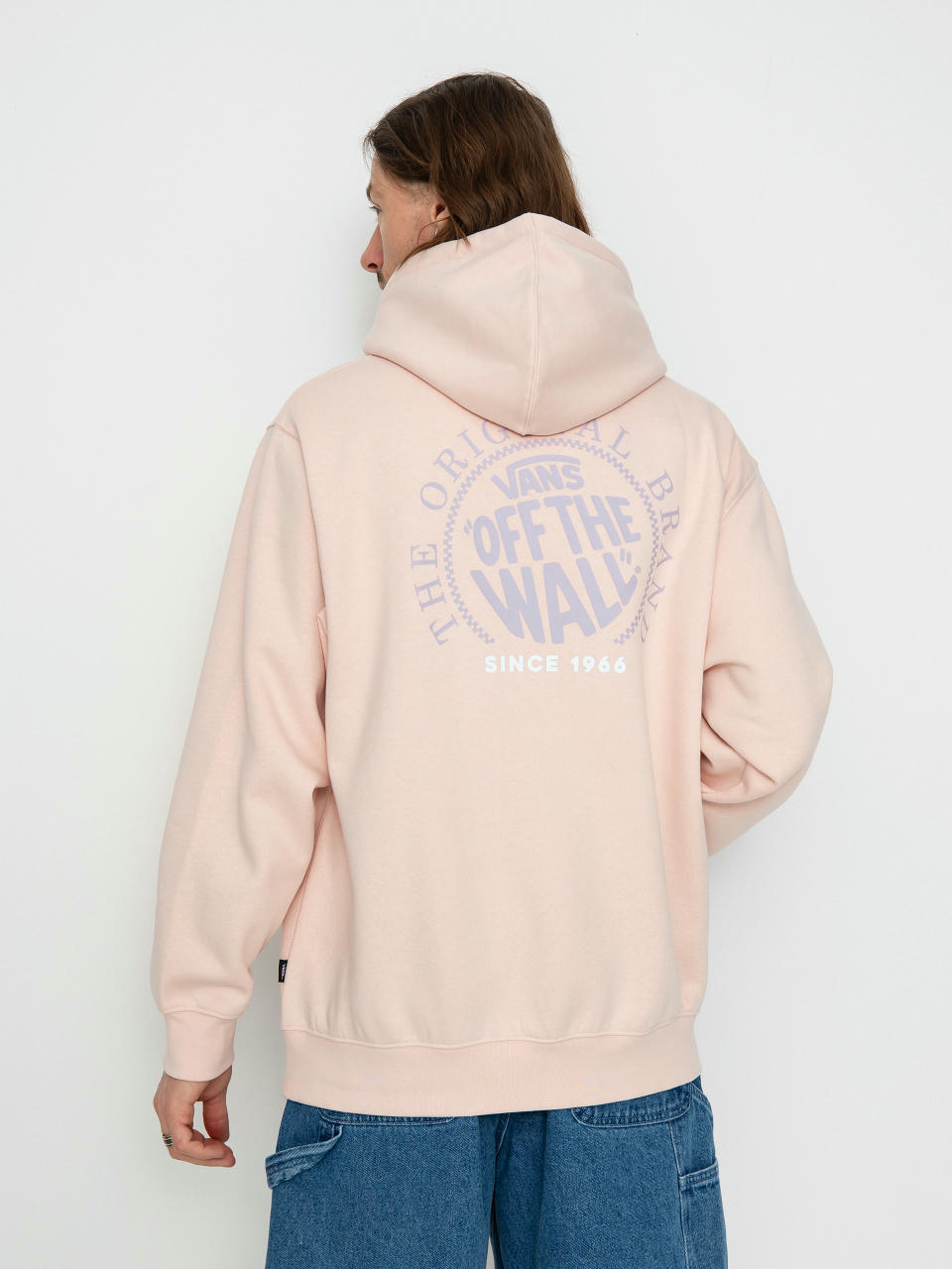 Mikina s kapucňou Vans Vans Circle Loose Fit Fleece HD (chintz rose)