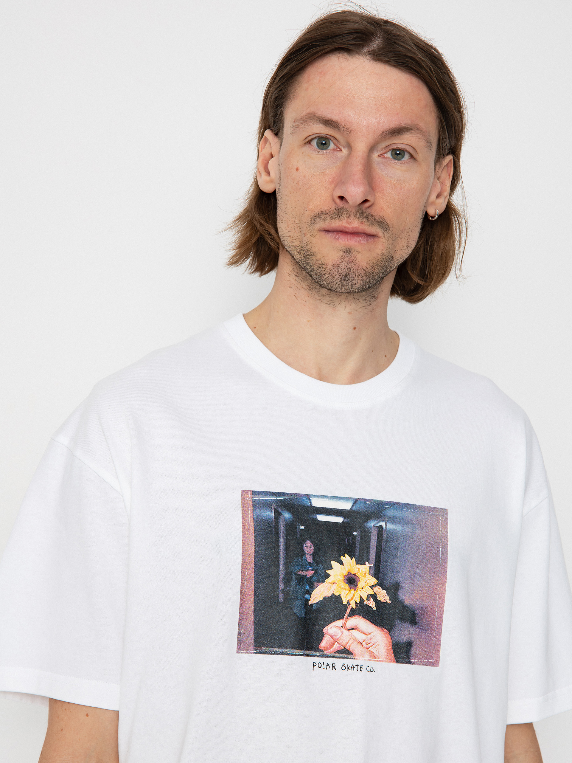 Tričko Polar Skate Flower (white)