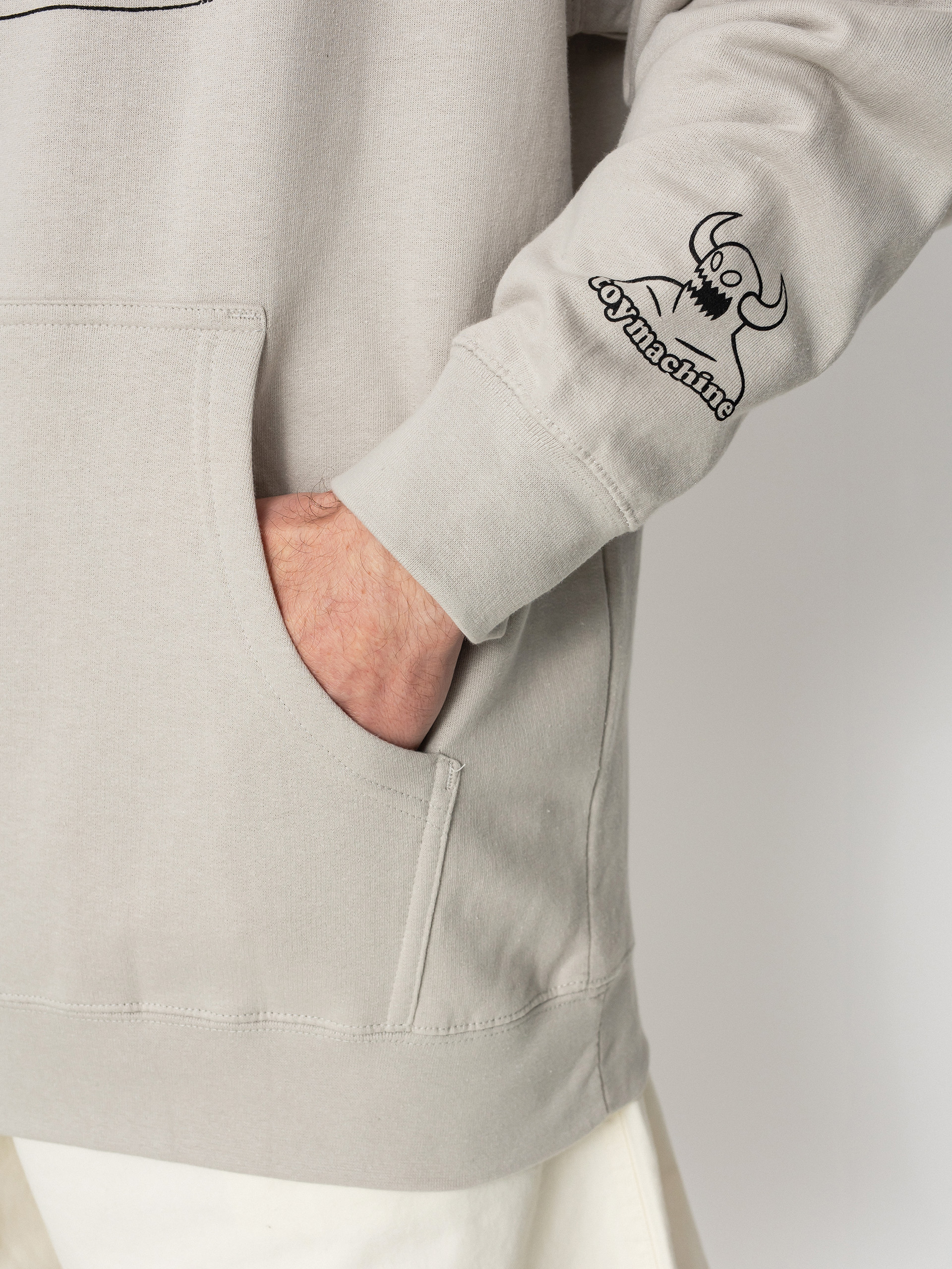 Mikina s kapucňou Toy Machine Youthful HD (bone)