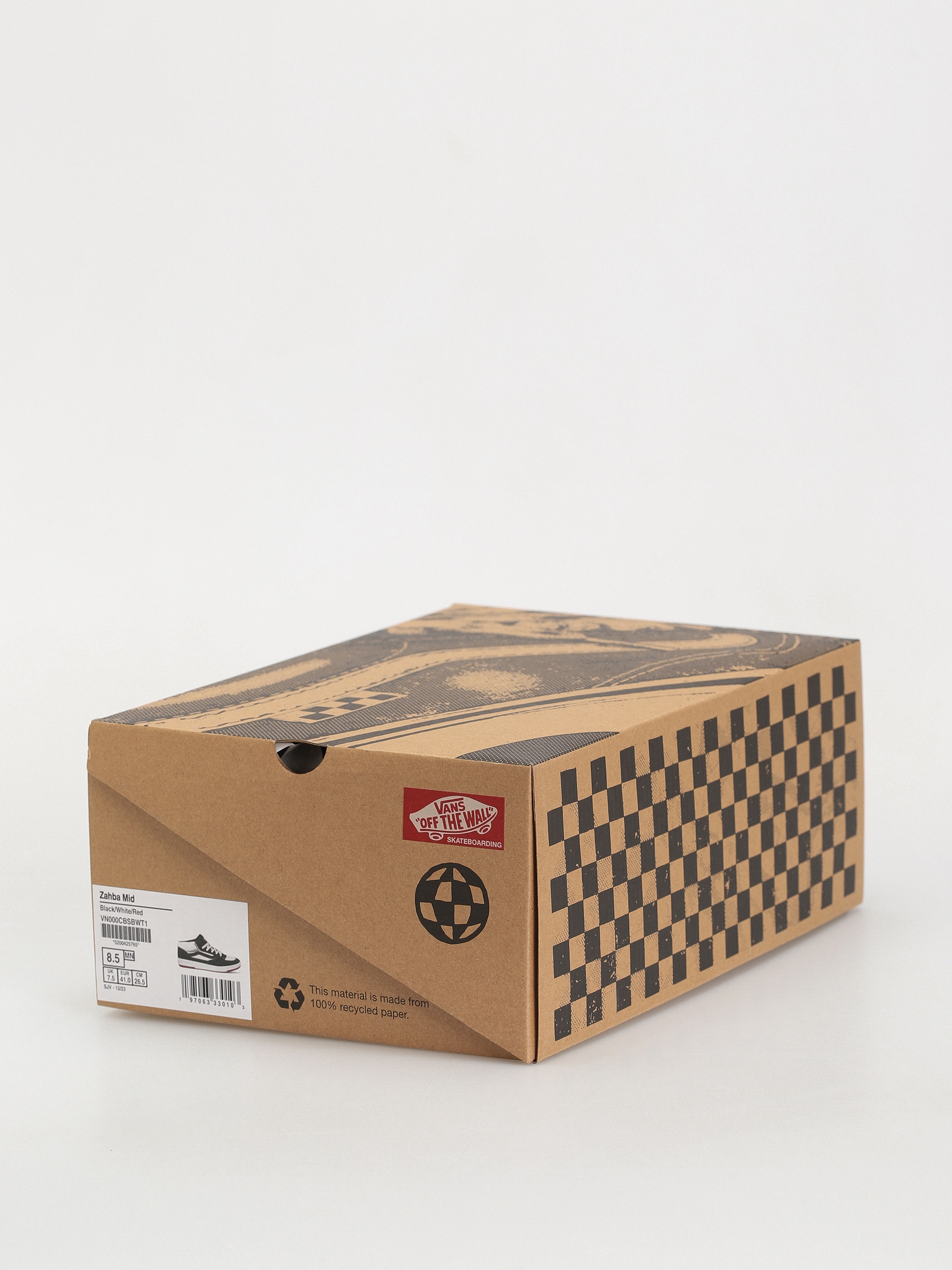 Topánky Vans Zahba Mid (black/white/red)