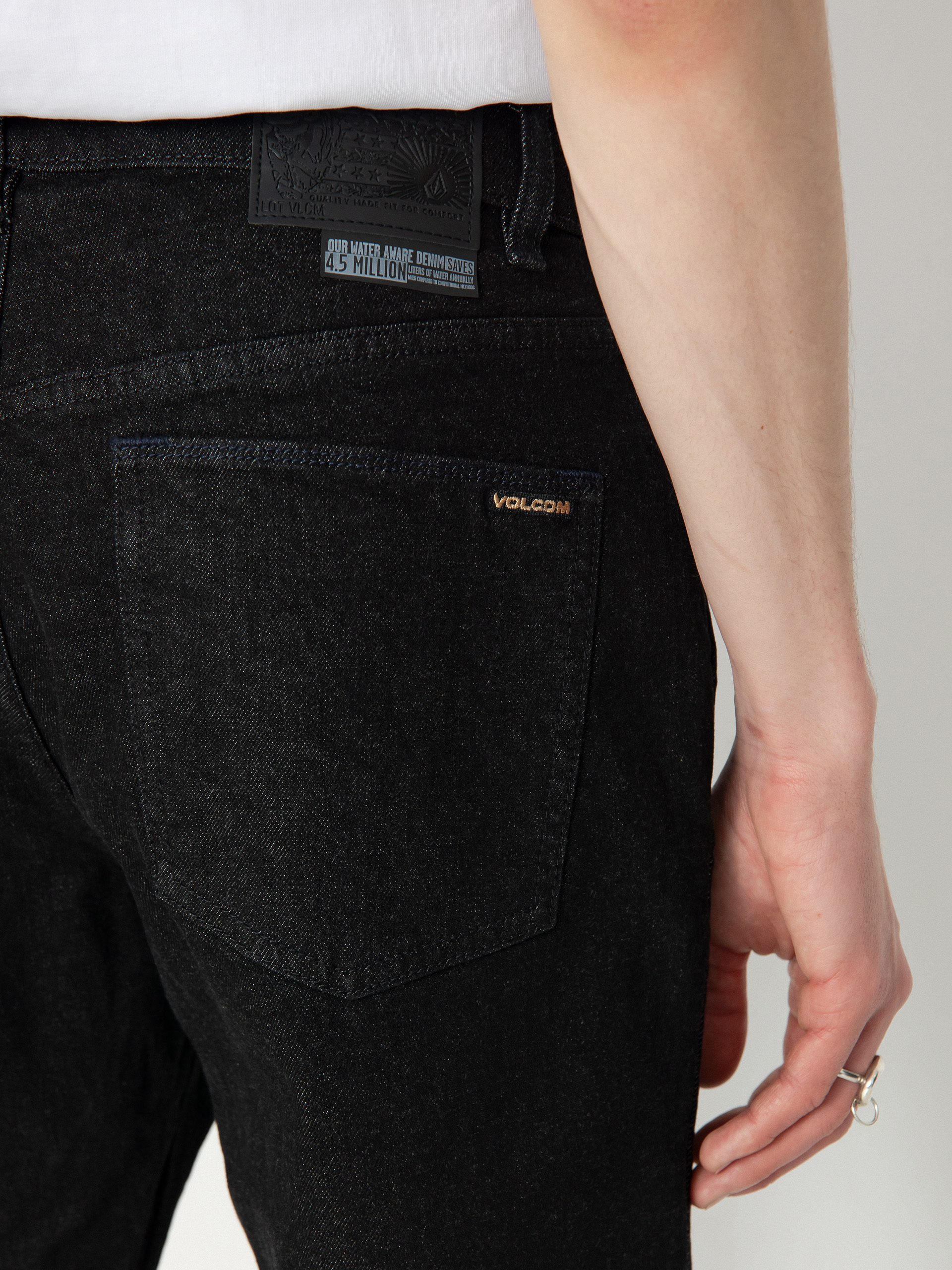 Nohavice Volcom Modown Denim (black rinser)