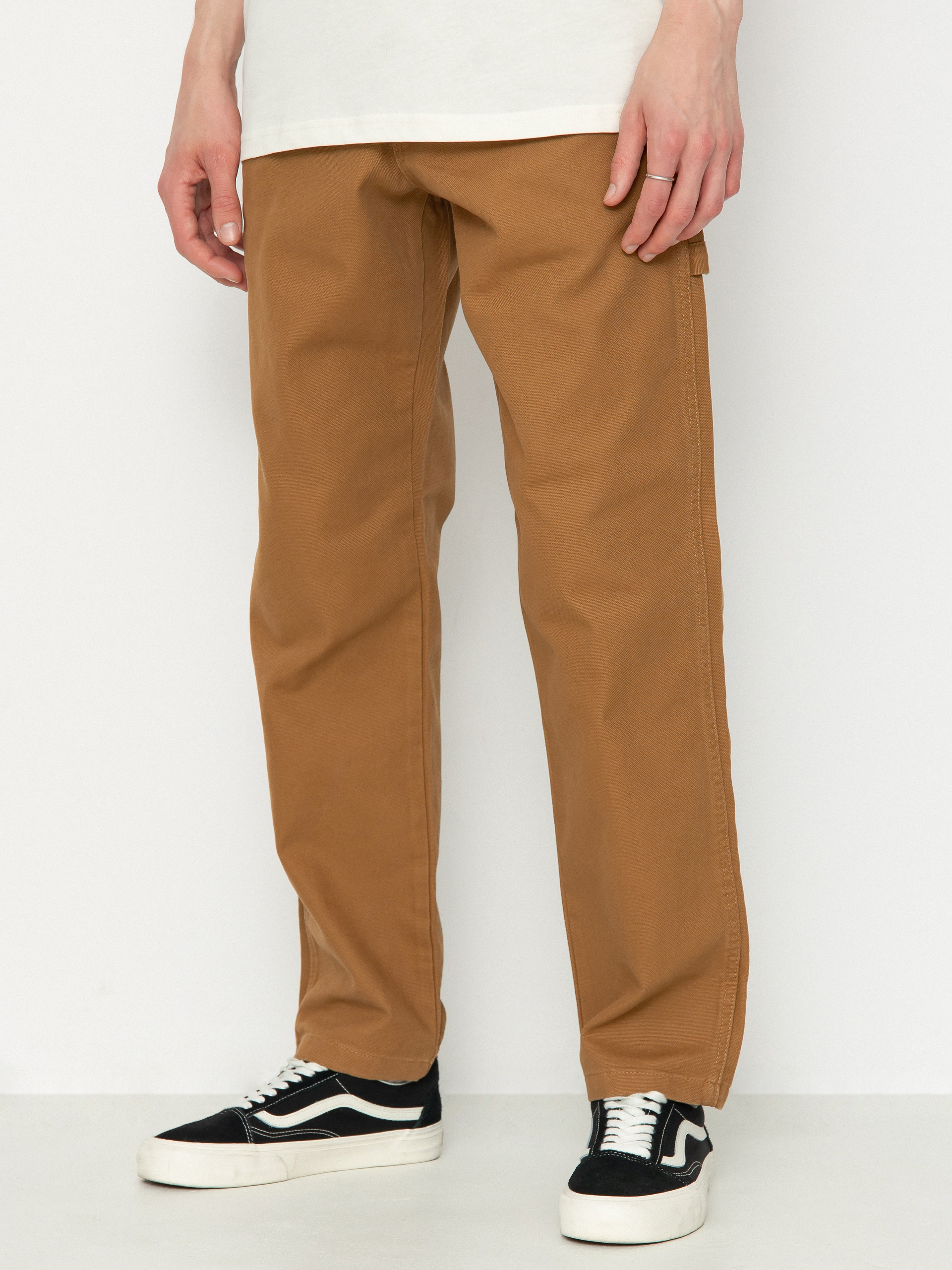 Nohavice Dickies Duck Carpenter (stone washed brown duck)