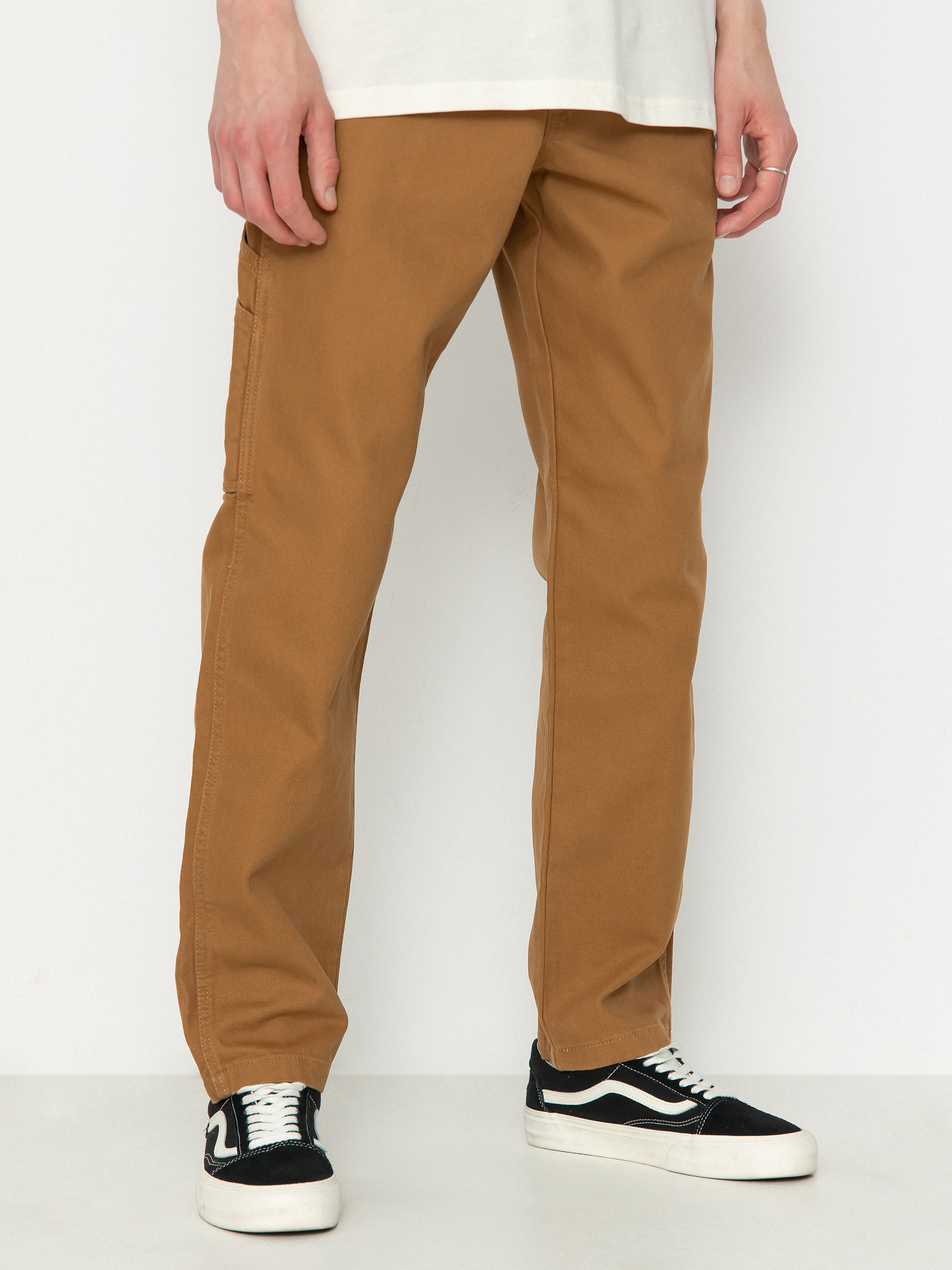 Nohavice Dickies Duck Carpenter (stone washed brown duck)