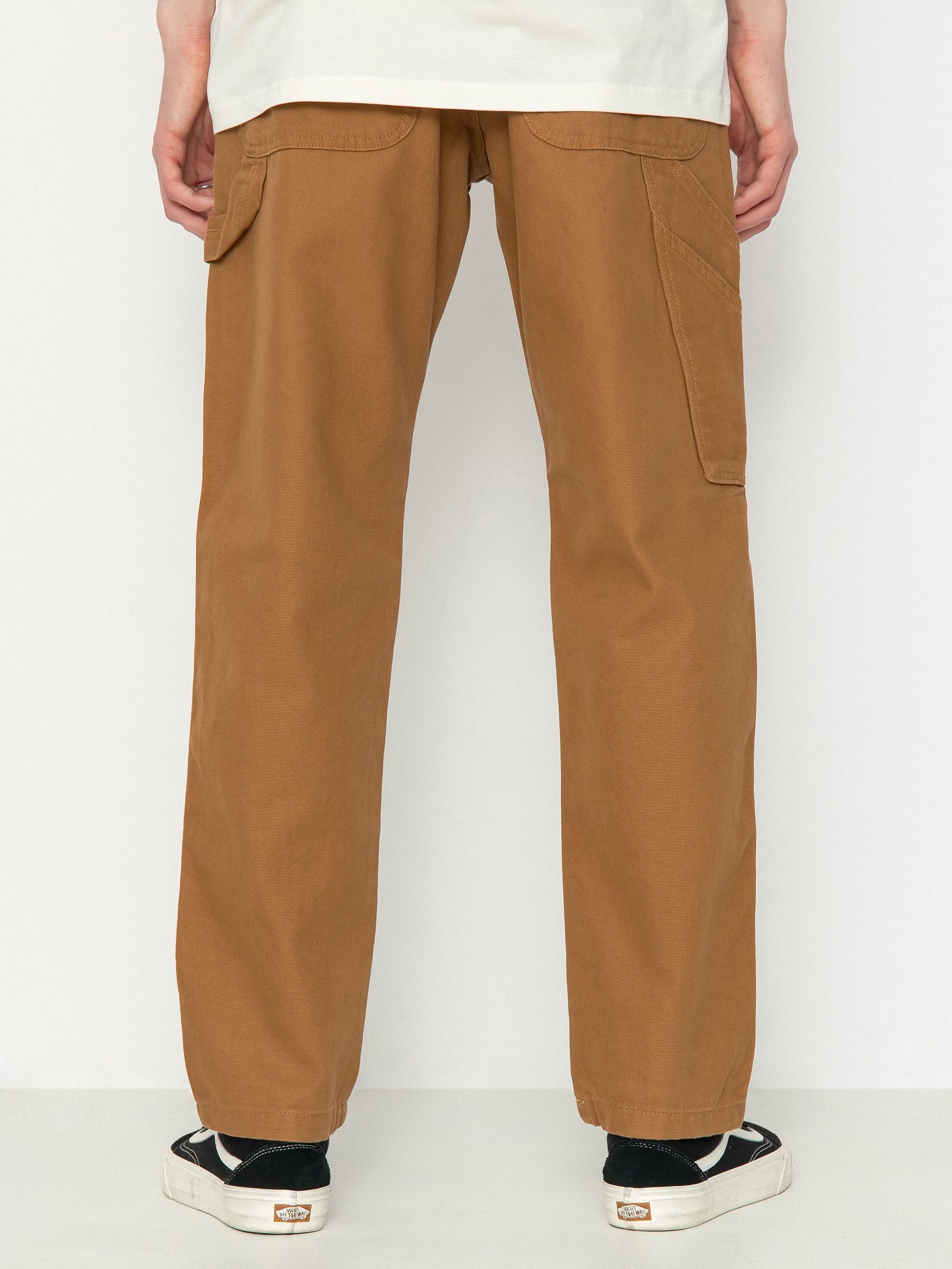 Nohavice Dickies Duck Carpenter (stone washed brown duck)