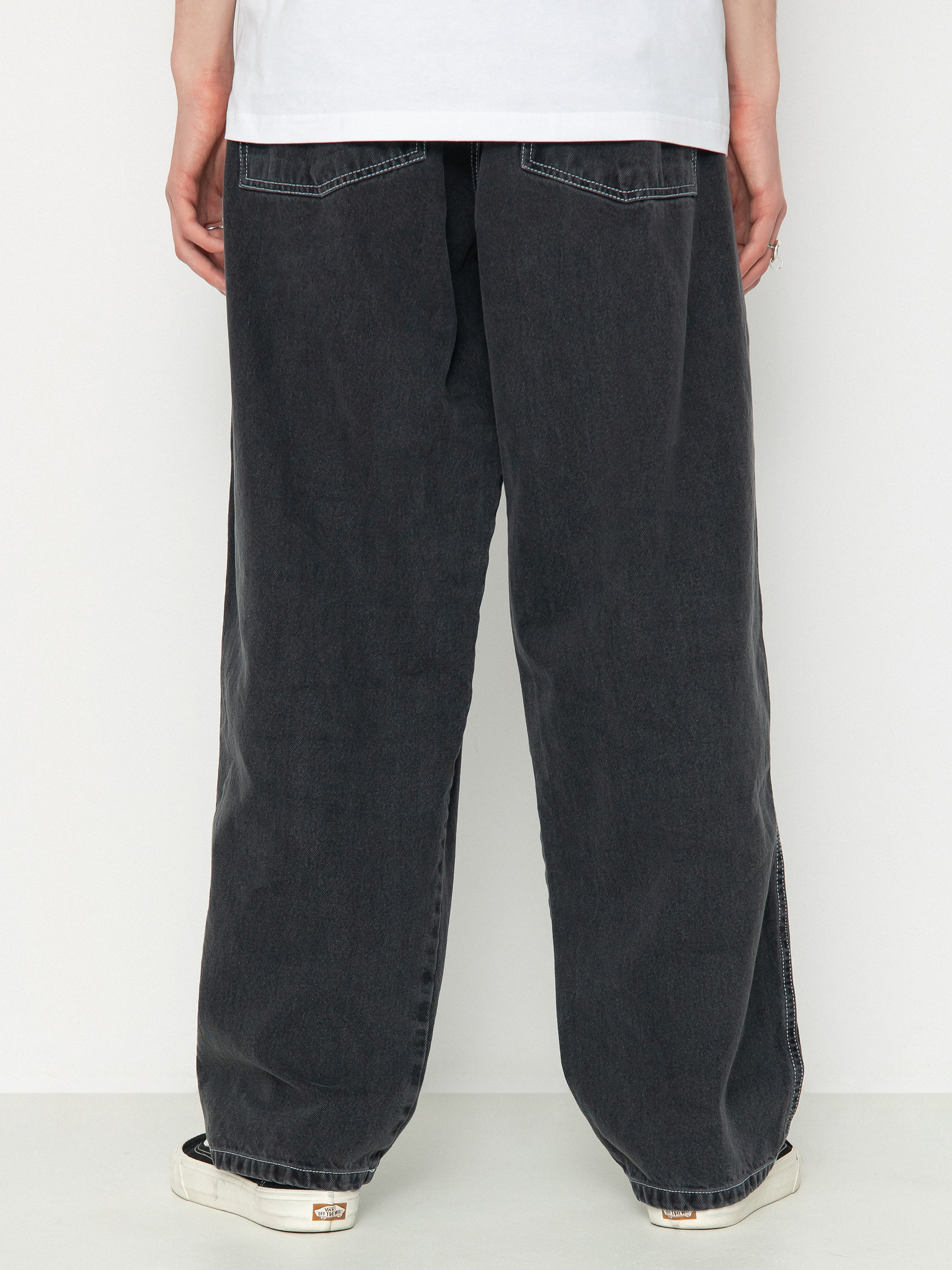 Nohavice Raw Hide Skateboards OG Jeans (washed black)