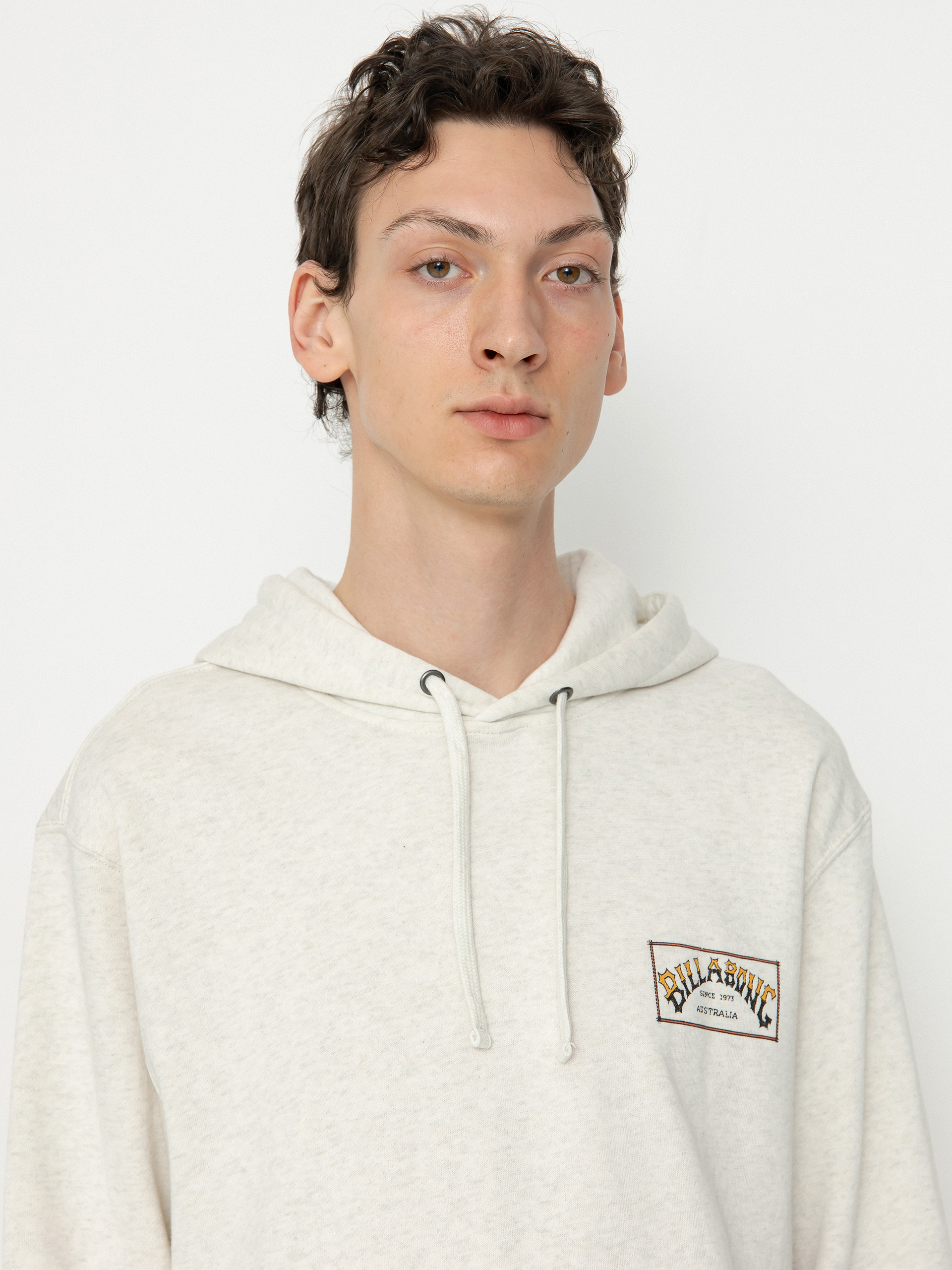 Mikina s kapucňou Billabong Short Sands HD (light grey heather)