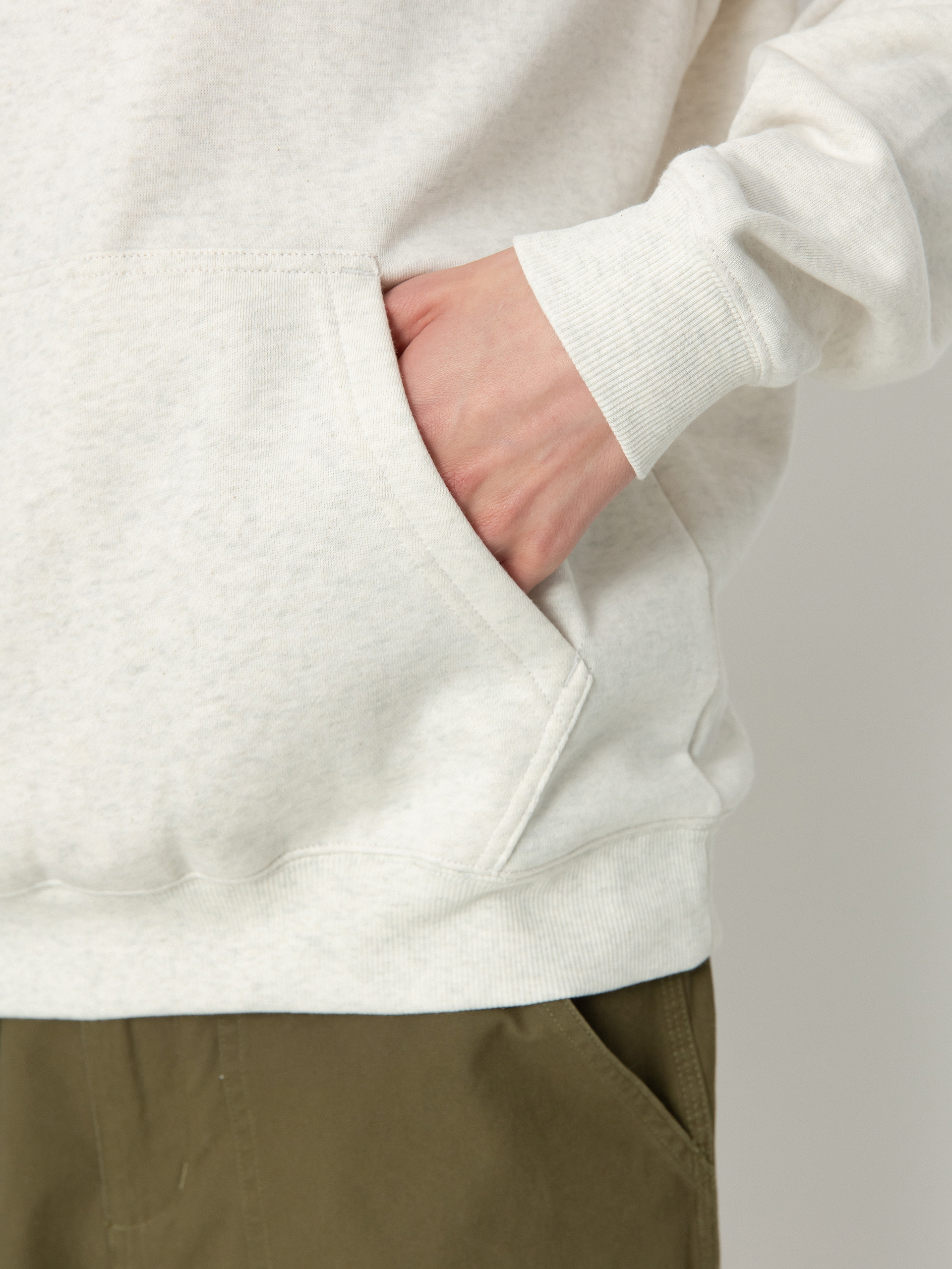 Mikina s kapucňou Billabong Short Sands HD (light grey heather)