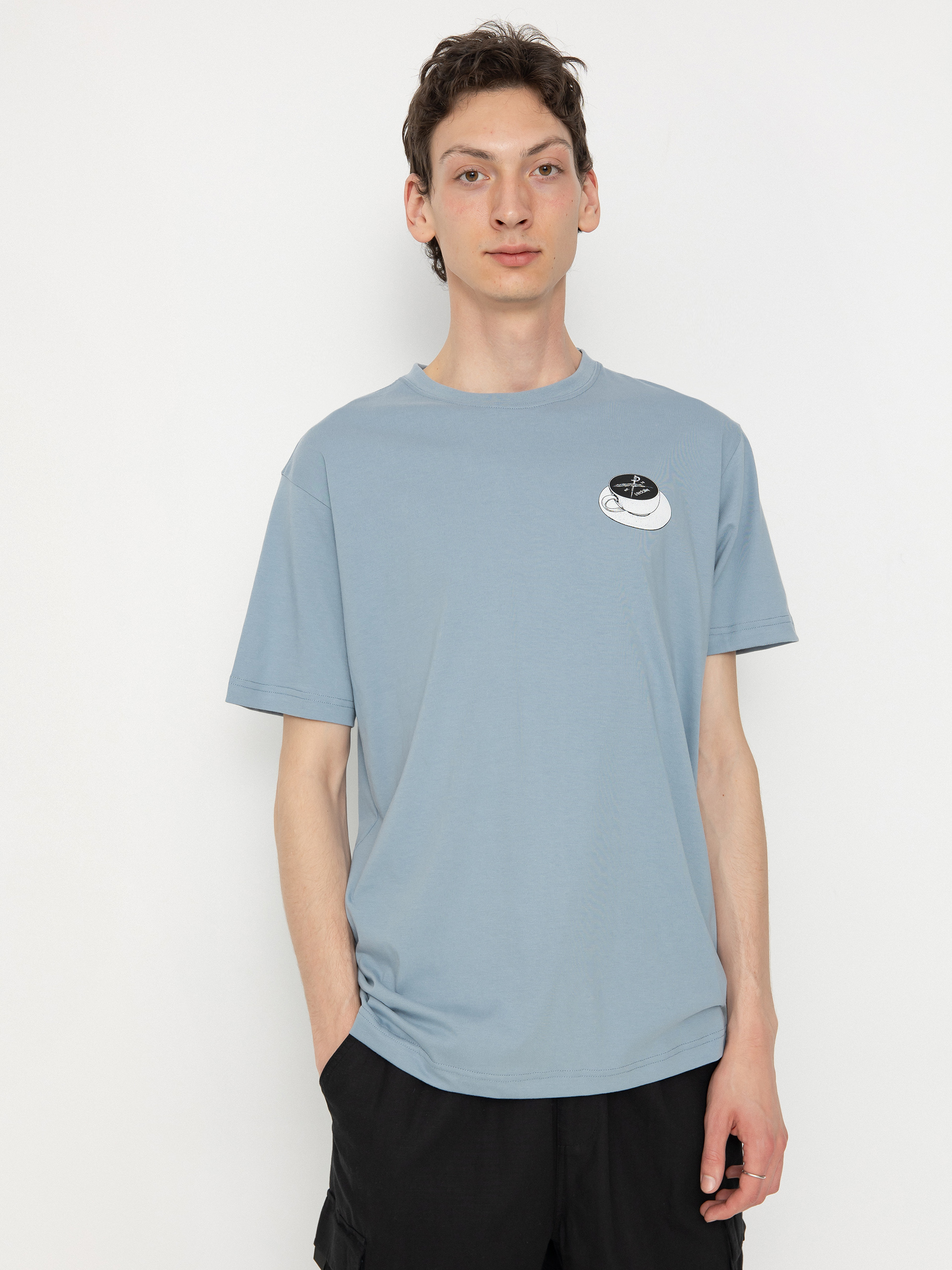 Tričko Iriedaily Slowpresso (light blue)