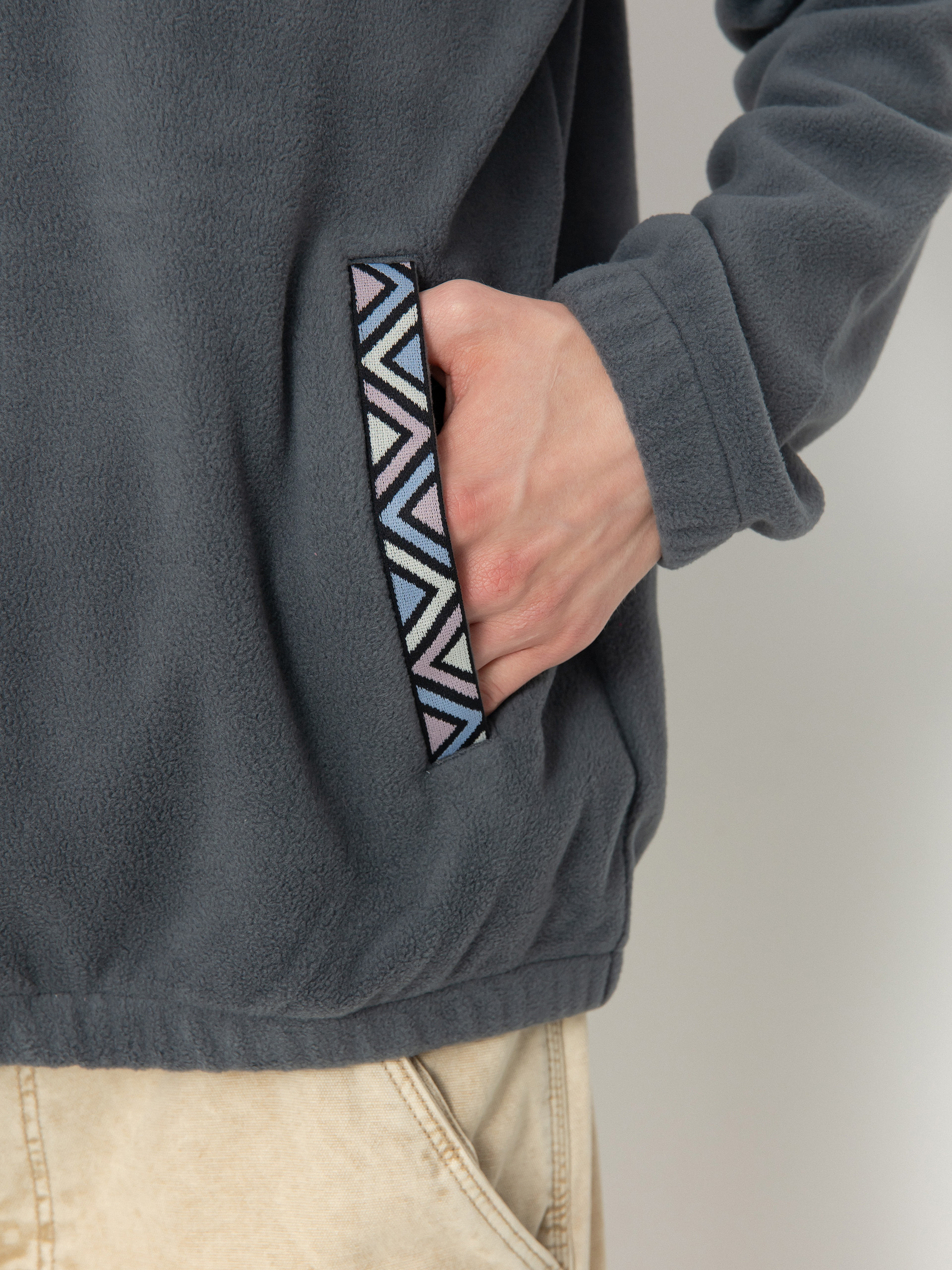 Pánsky Flísová mikina Iriedaily Monte Noe Troyer (plum)