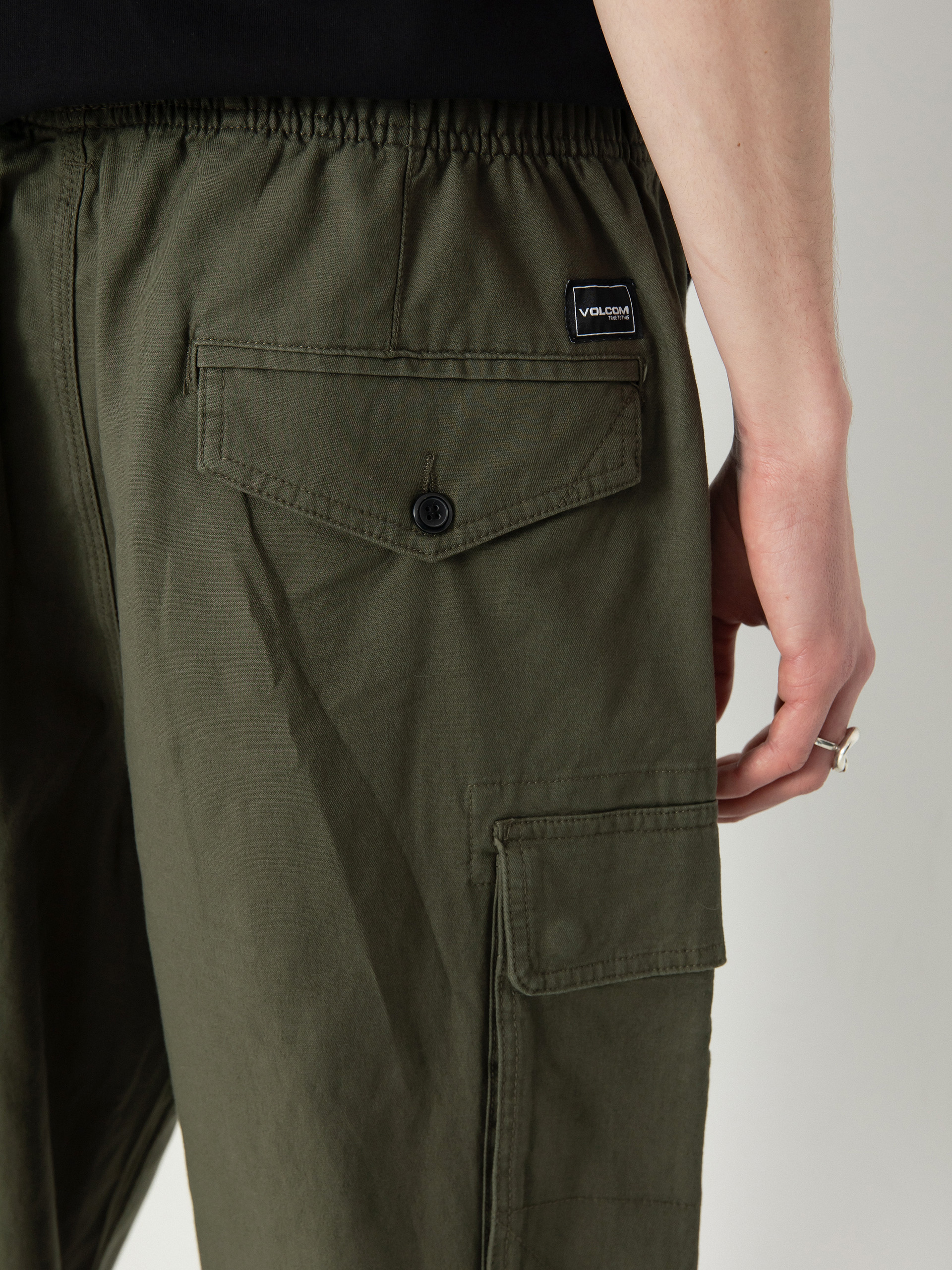 Nohavice Volcom Billow Tapered Ew Cargo (squadron green)