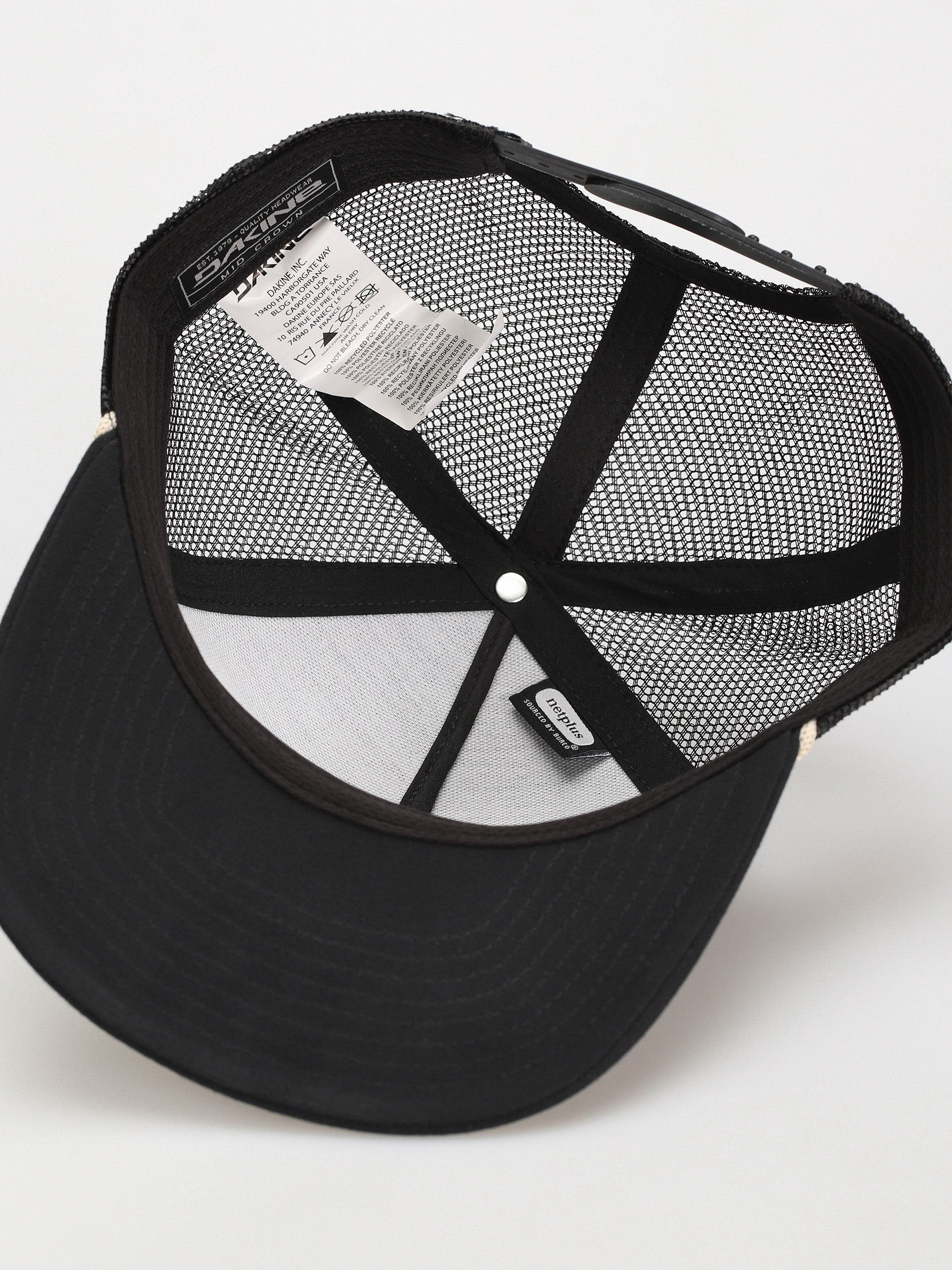 Šiltovka Dakine All Sports Trucker (black/turtledove)