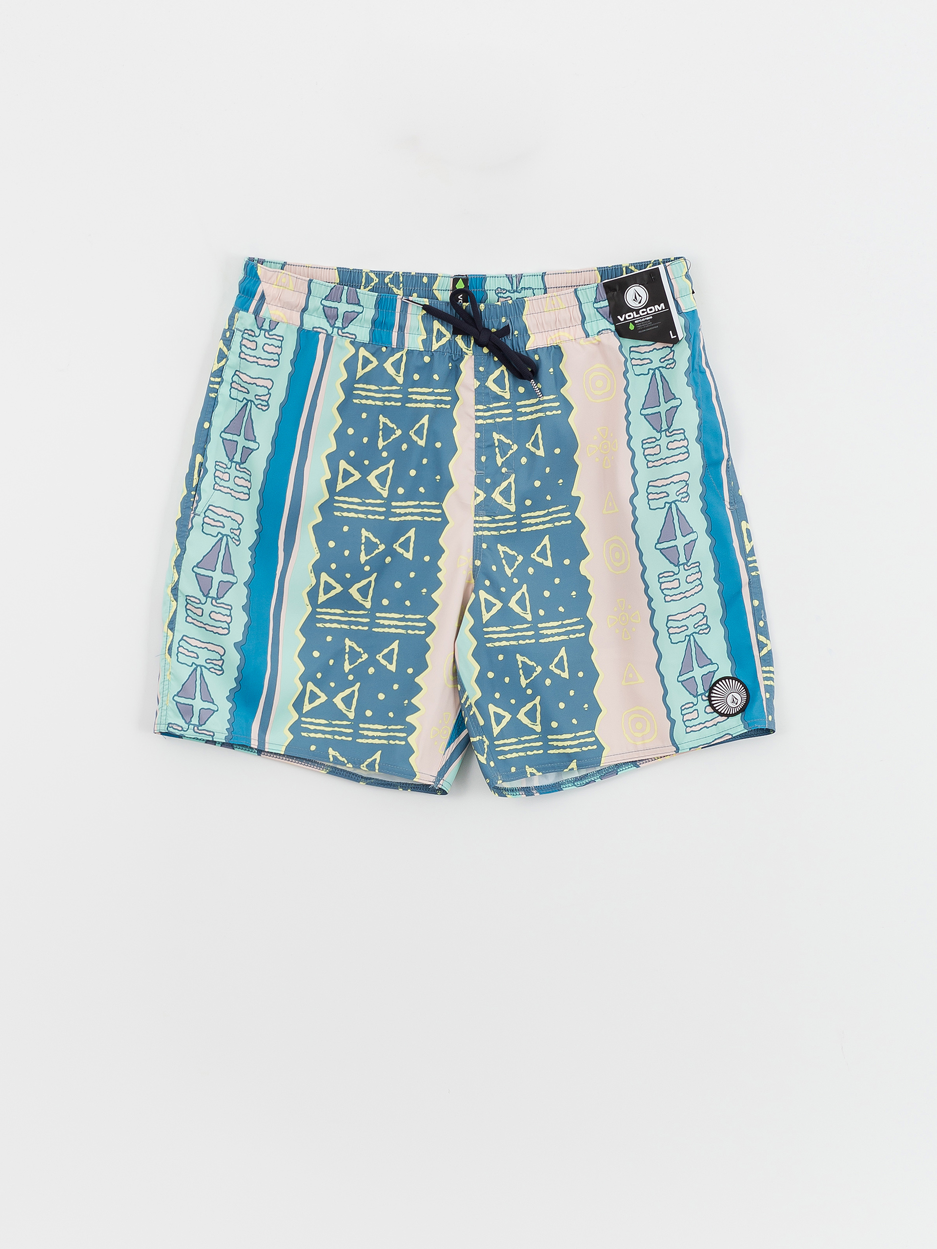 Kraťasy Volcom Lido Print 17 (crete blue)