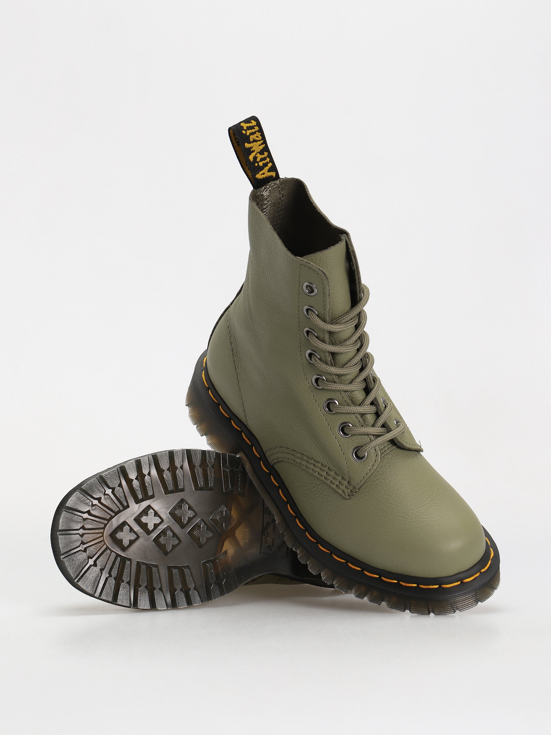 Topánky Dr. Martens 1460 Pascal Wmn (muted olive virginia)
