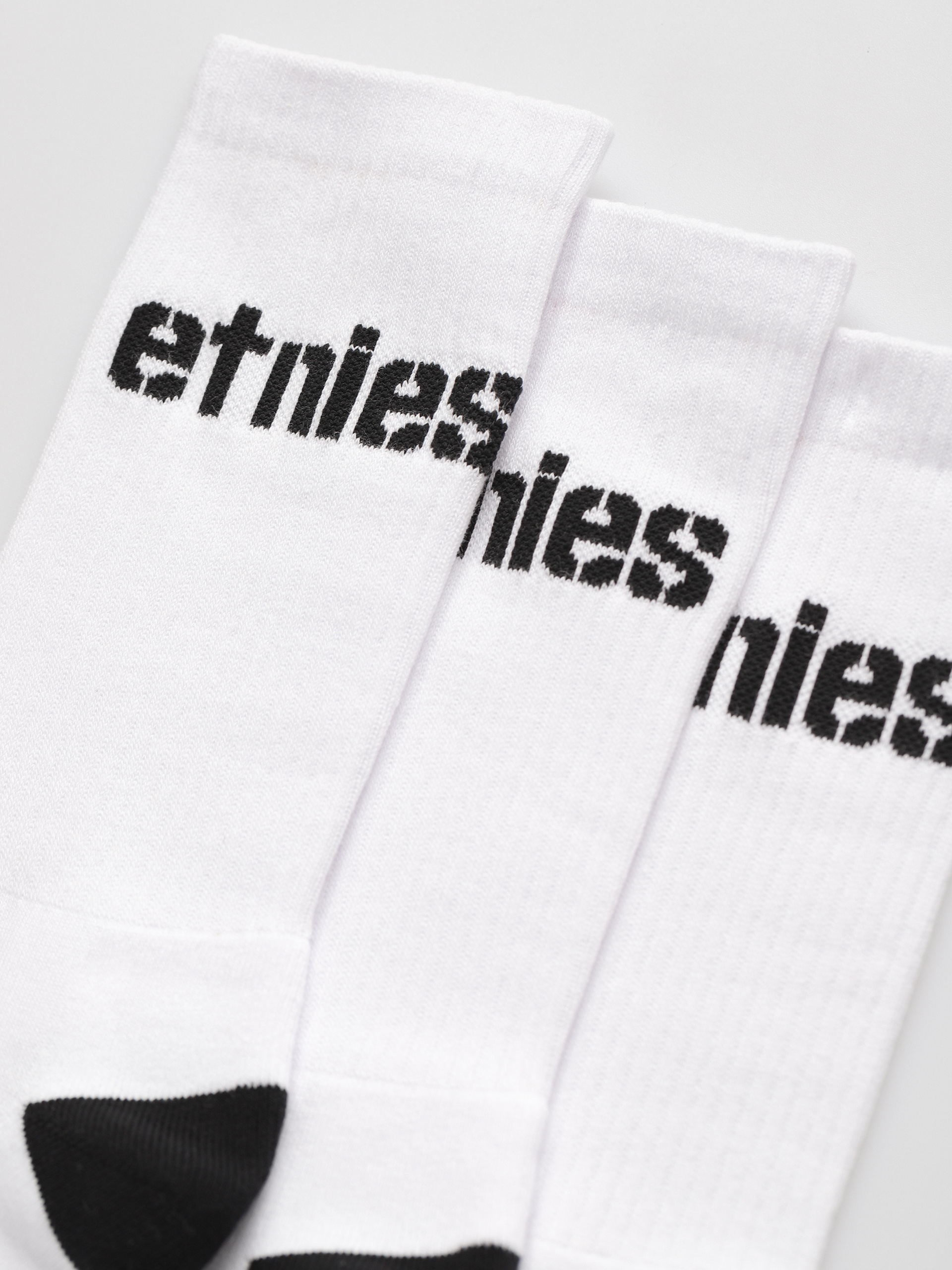 Ponožky Etnies Stencil Icon  Sock 3 Pck (white)
