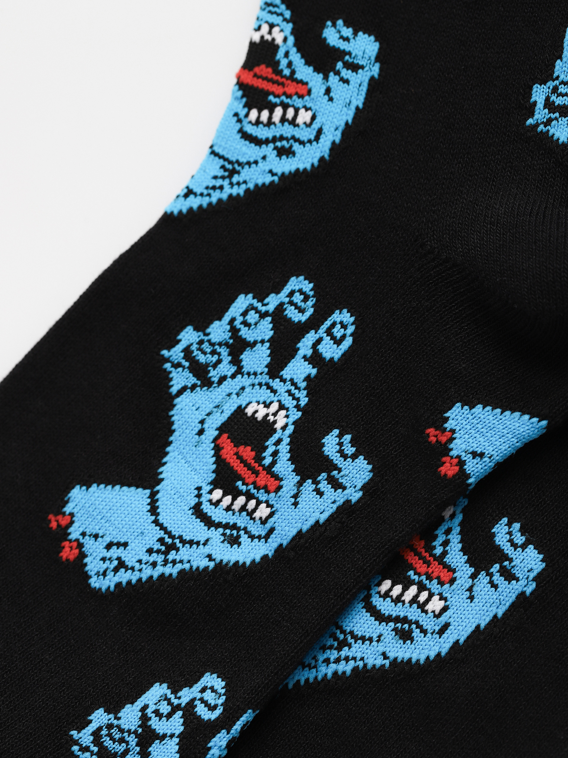 Ponožky Santa Cruz Multi Hand 2 Pck (white/black)