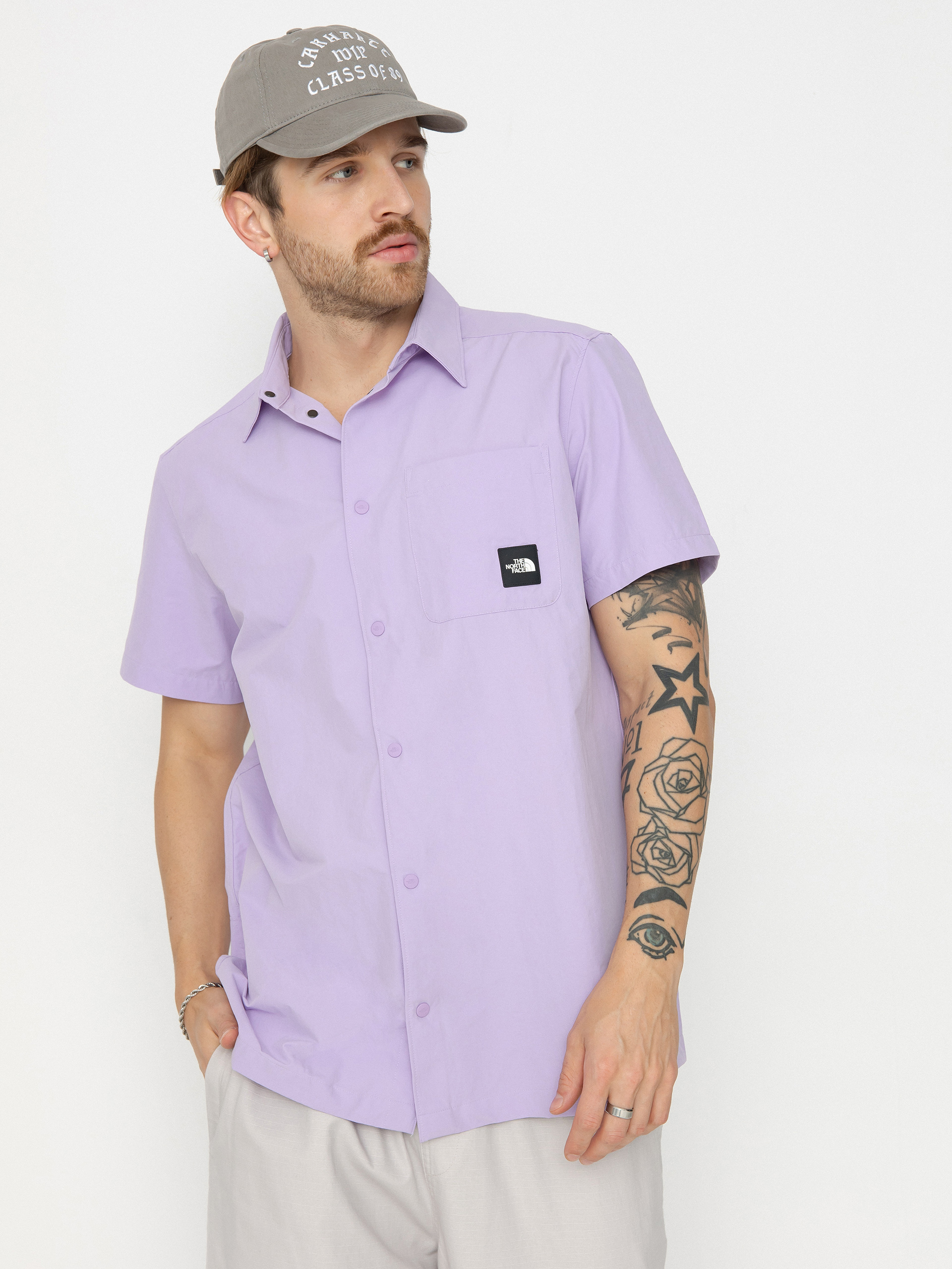 Košeľa The North Face Murray Button (lite lilac)