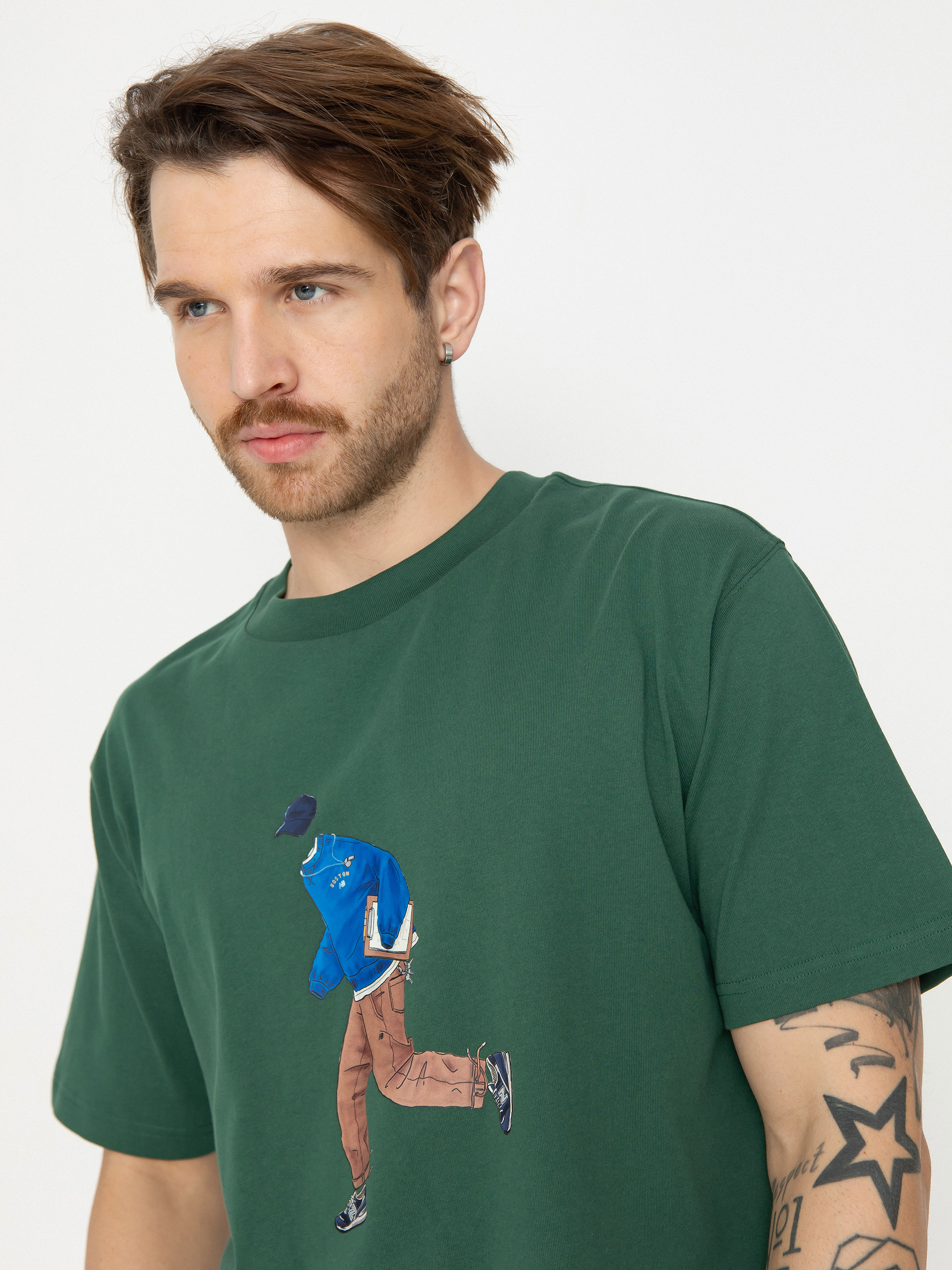 Tričko New Balance Athletics Sport (night green)