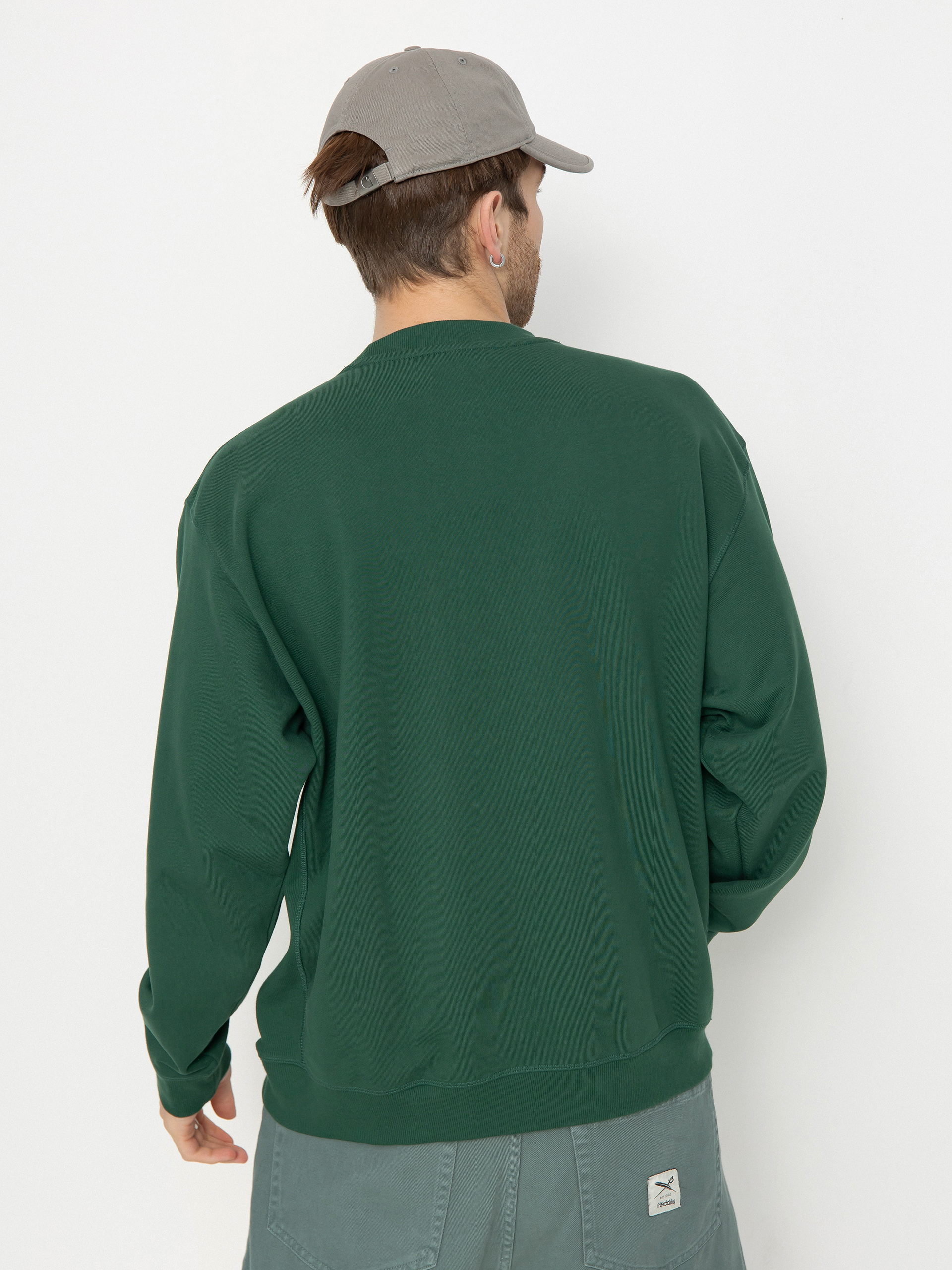 Mikina s kapucňou New Balance Athletics Sport (night green)