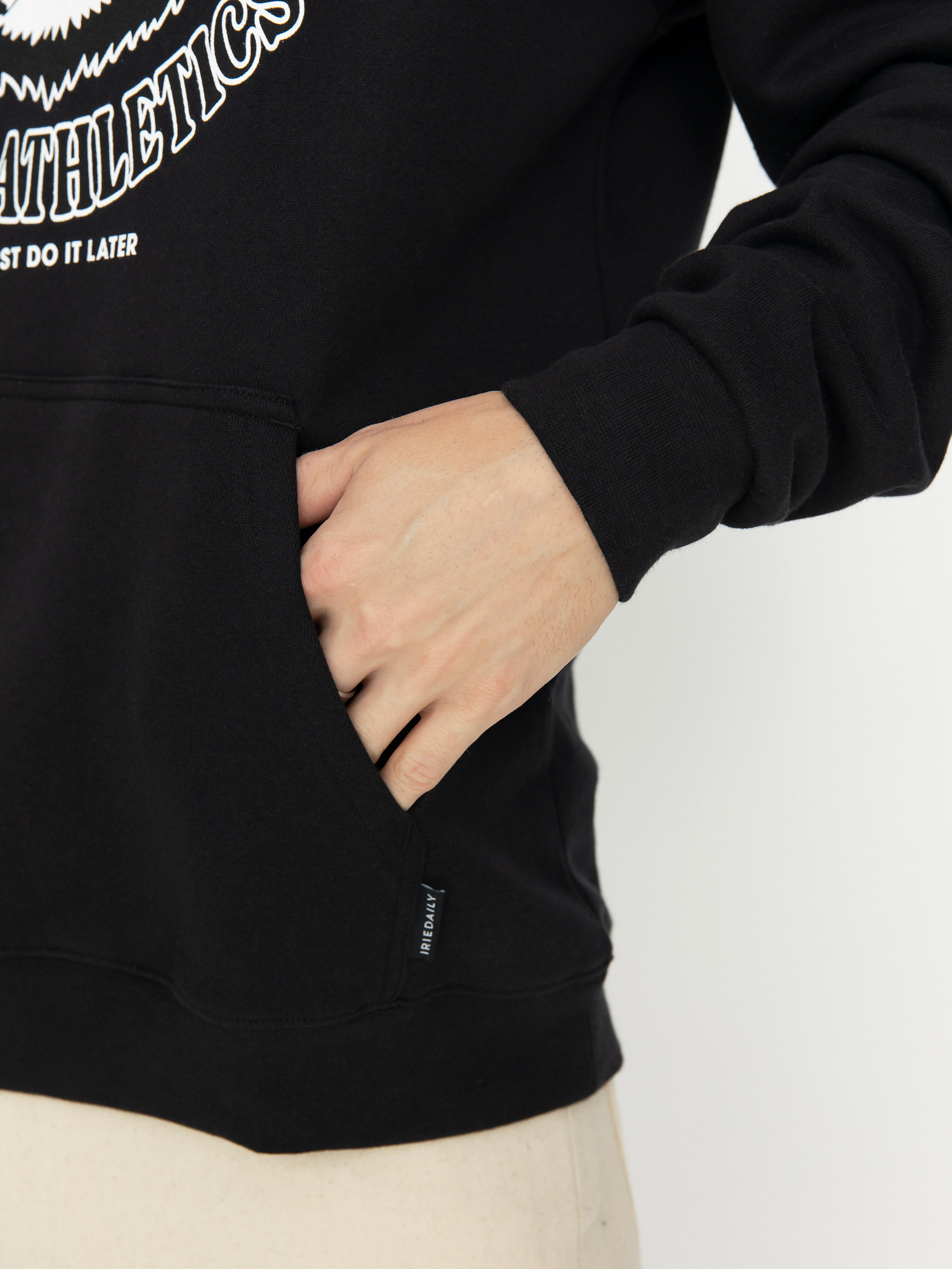 Mikina s kapucňou Iriedaily Anti Athletic HD (black)