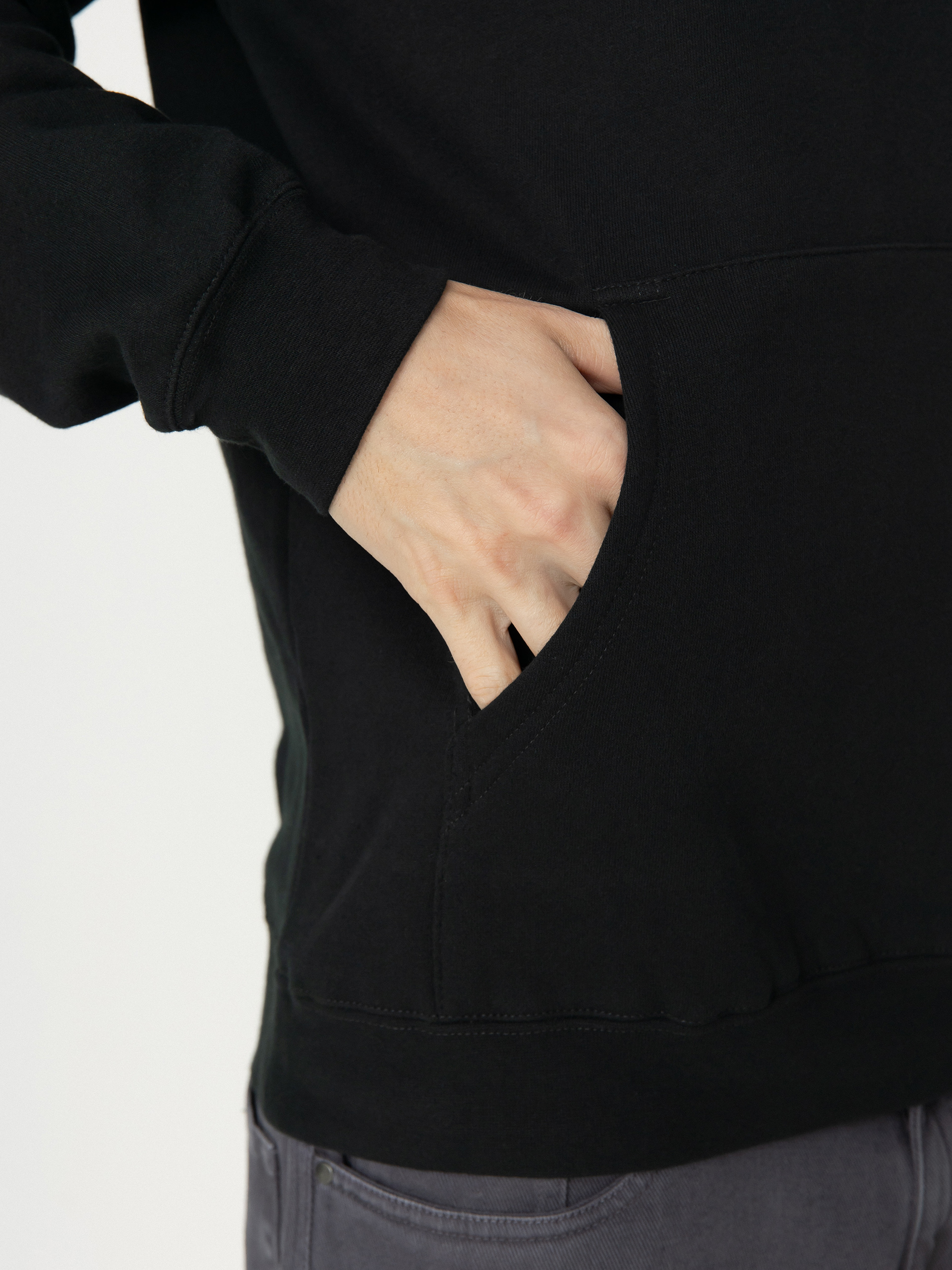 Mikina s kapucňou Spitfire Decay Flyng Cls HD (black)