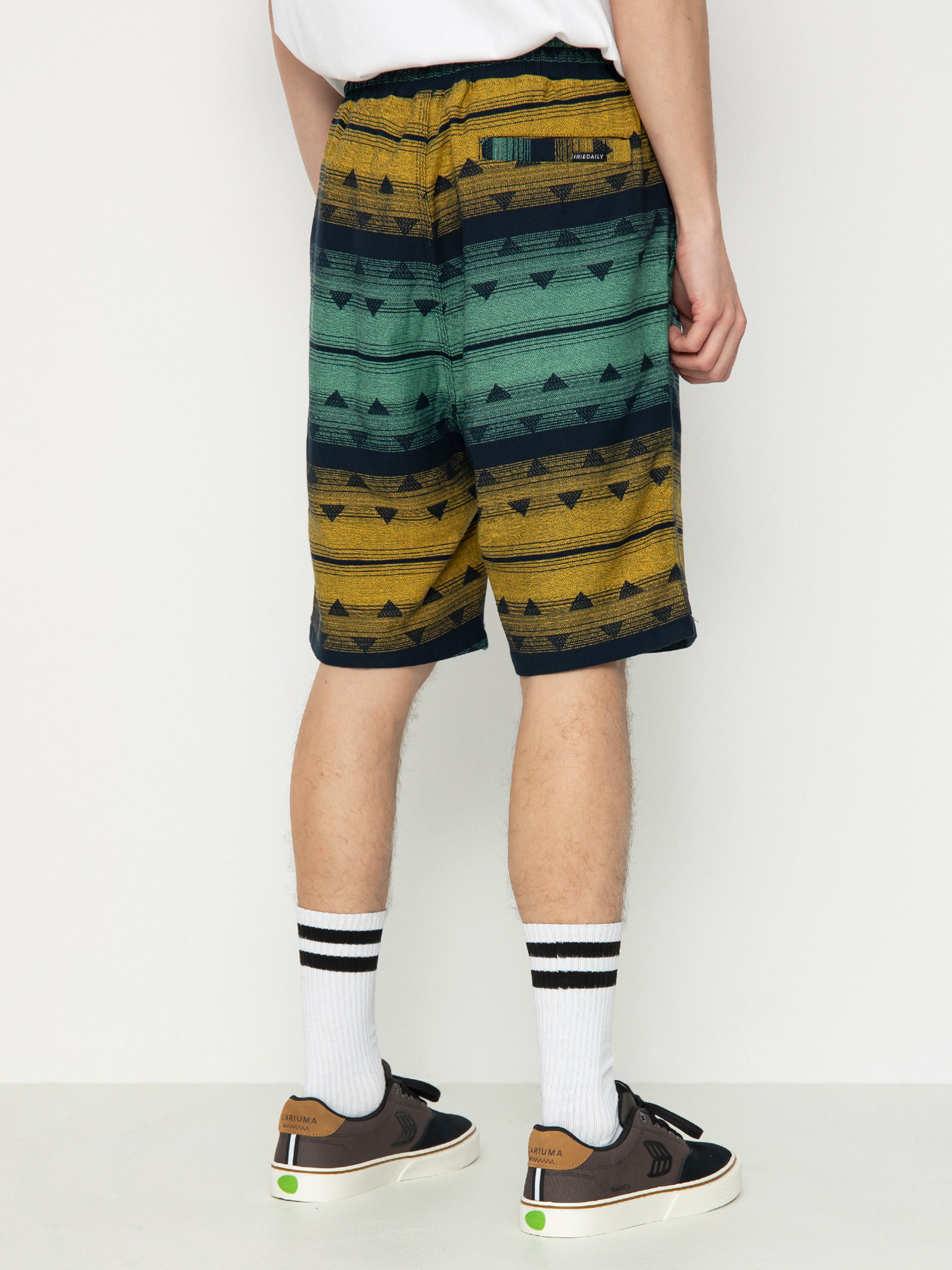 Kraťasy Iriedaily Santo (navy orange)