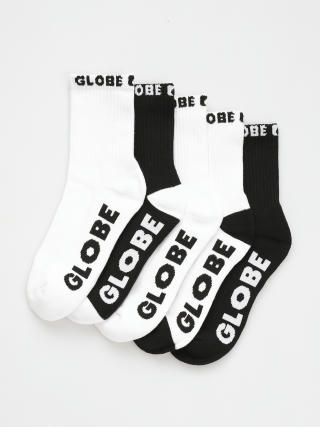 Ponožky Globe Globe Kids Quater 5 Pack JR (black/white)