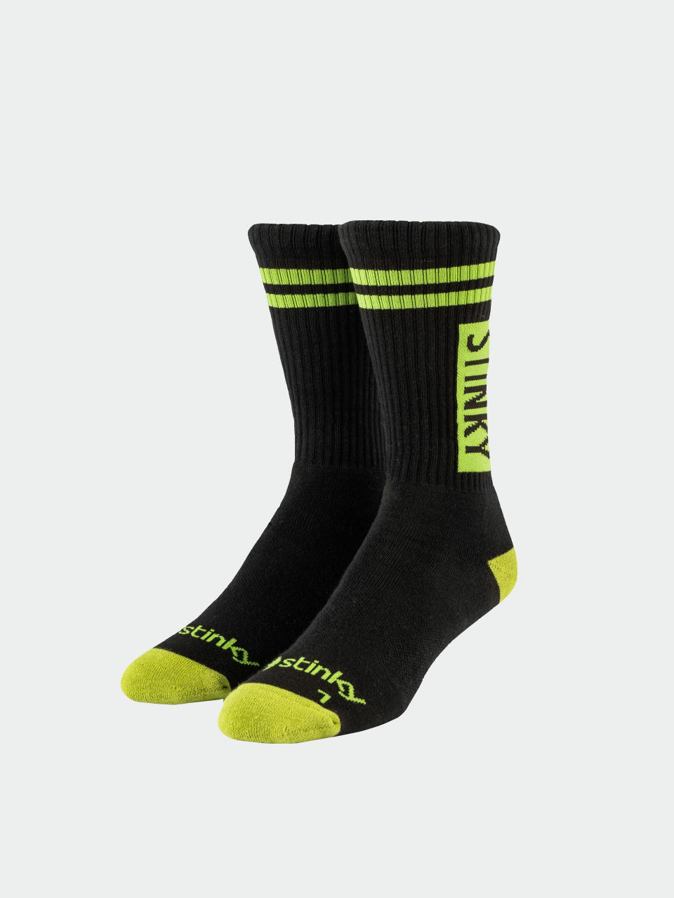 Ponožky Stinky Socks Stamp (black/green)