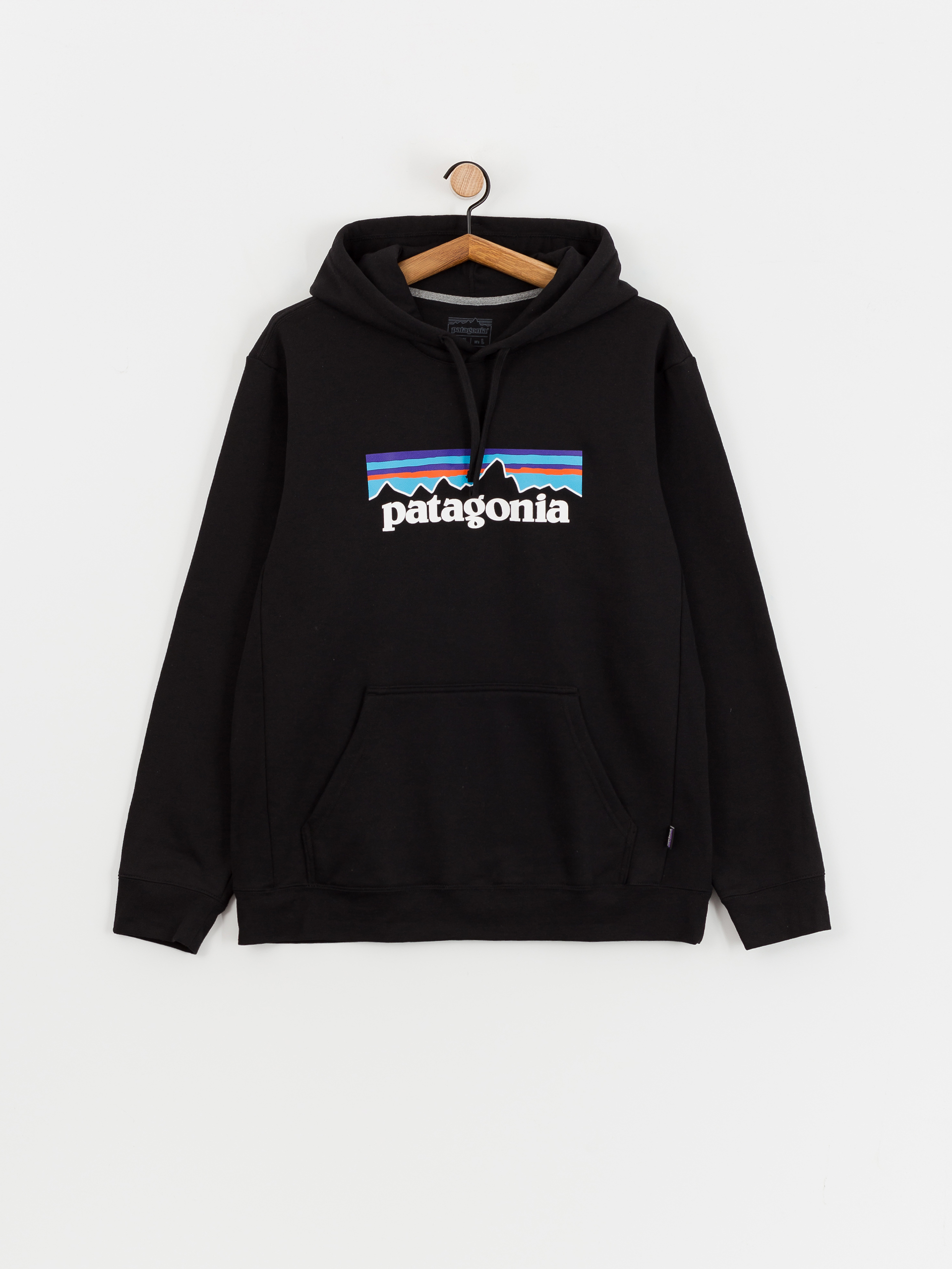Mikina s kapucňou Patagonia P-6 Logo Uprisal HD (black)