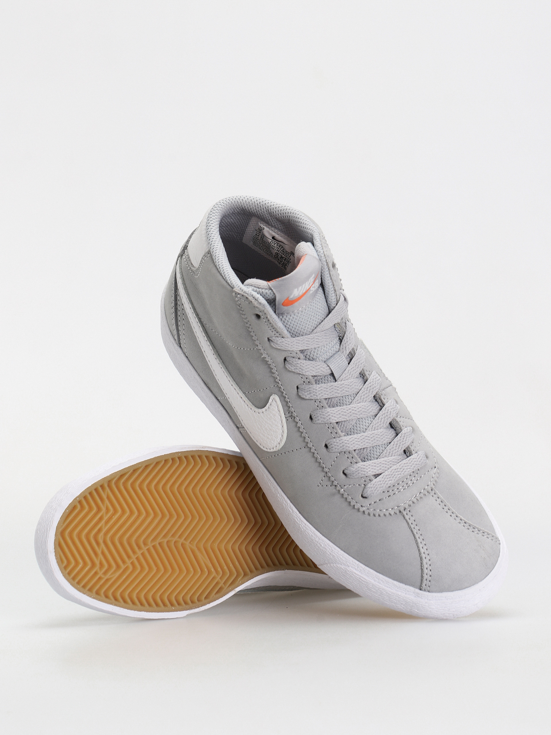 Topánky Nike SB Bruin High (wolf grey/white wolf grey)
