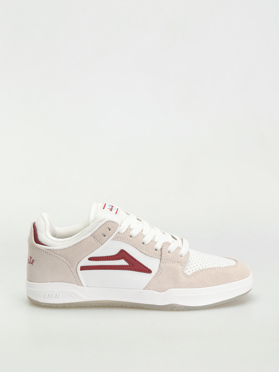 Topánky Lakai Telford Low (white red)